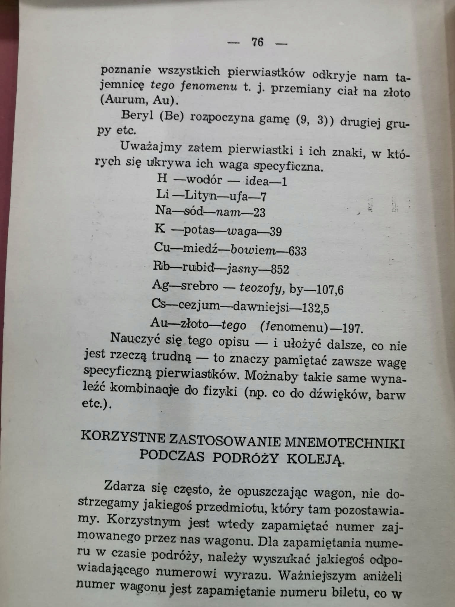 Mnemonika, P. Kalina [Warszawa 1939]