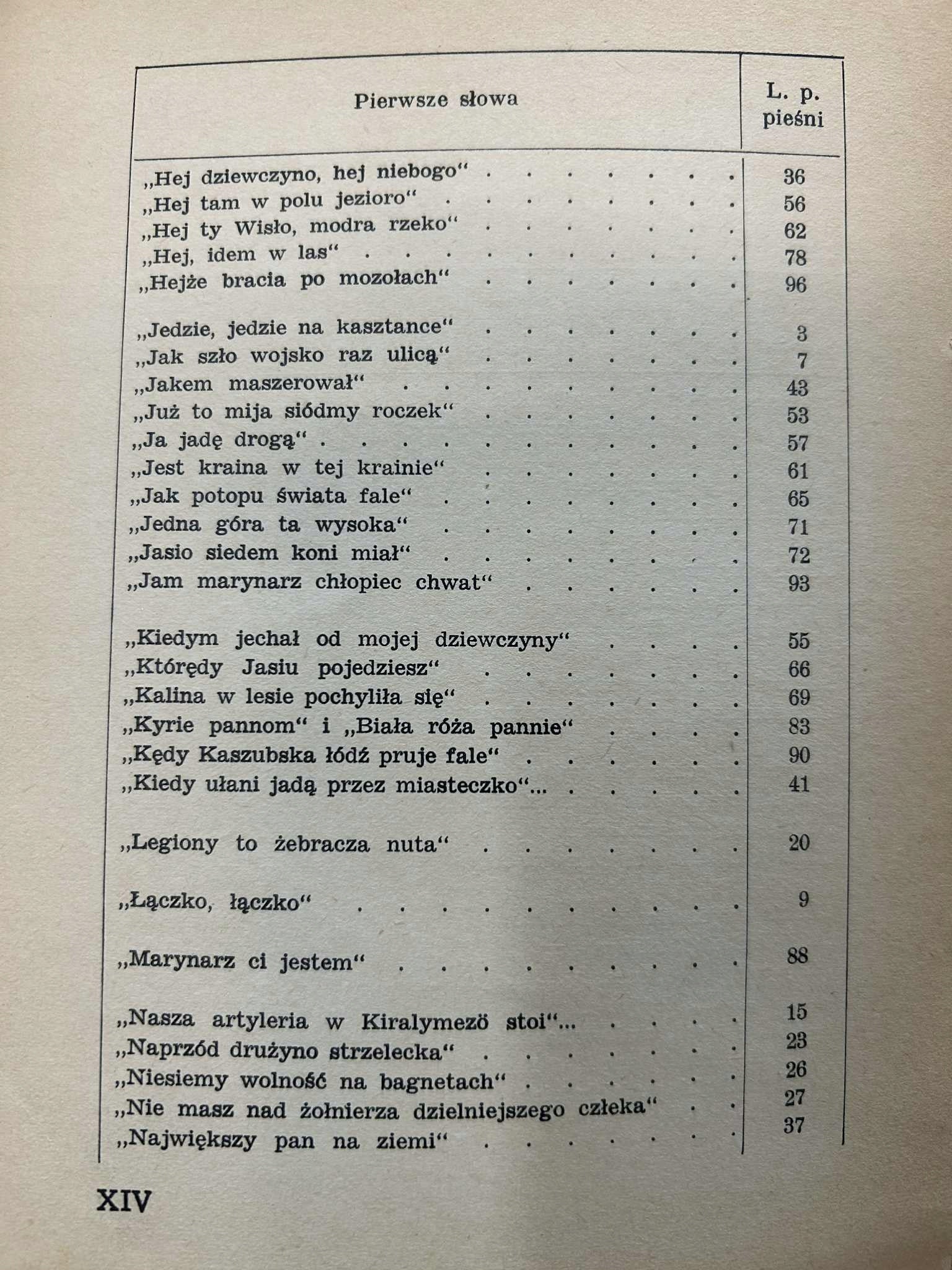 Wojenna pieśń polska Tom III - zebrał i opr. Zygmunt Andrzejowski [1939 r.]