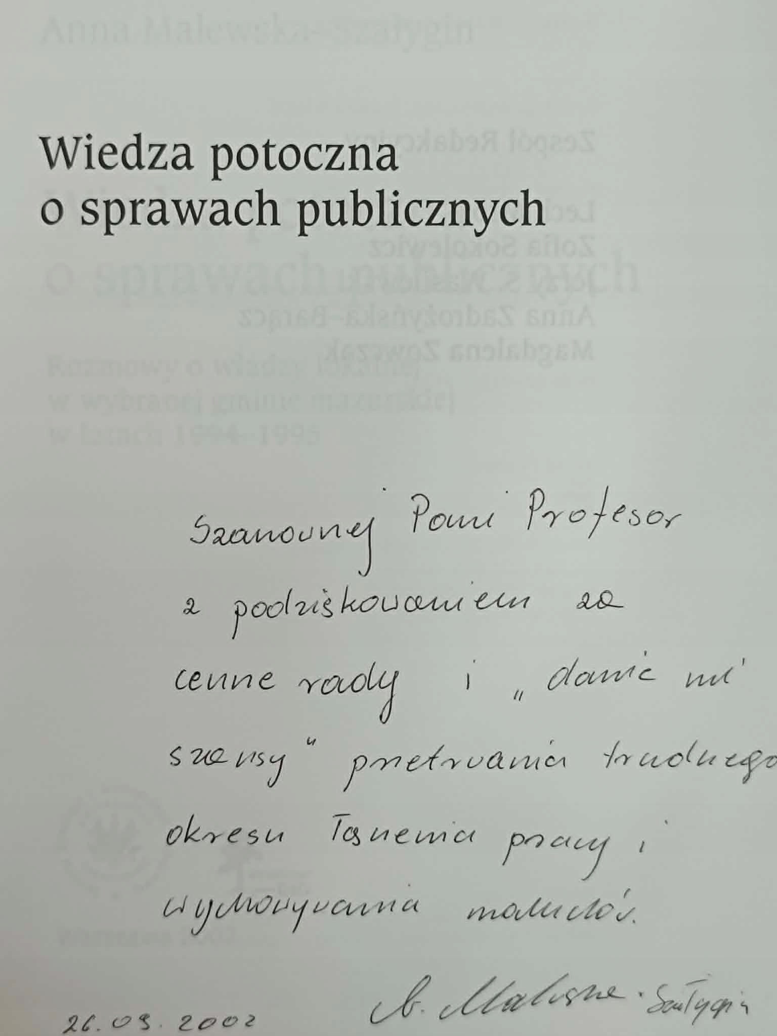Anna Malewska-Szałygin x3 Podole i Wołyń Wyobrażenia o państwie [dedykacje]