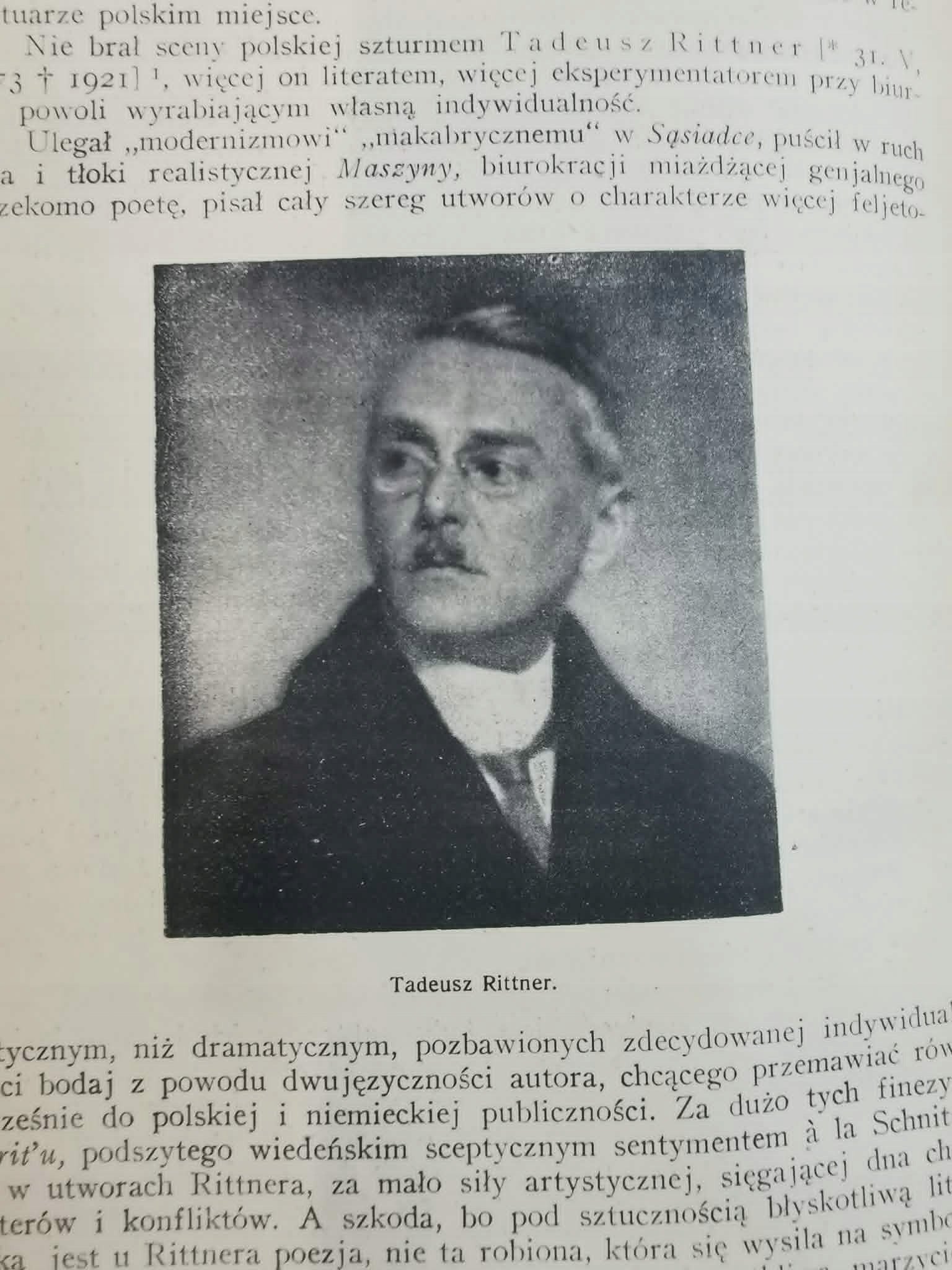 Współczesna literatura polska, W. Feldman, S. Lam [1924]