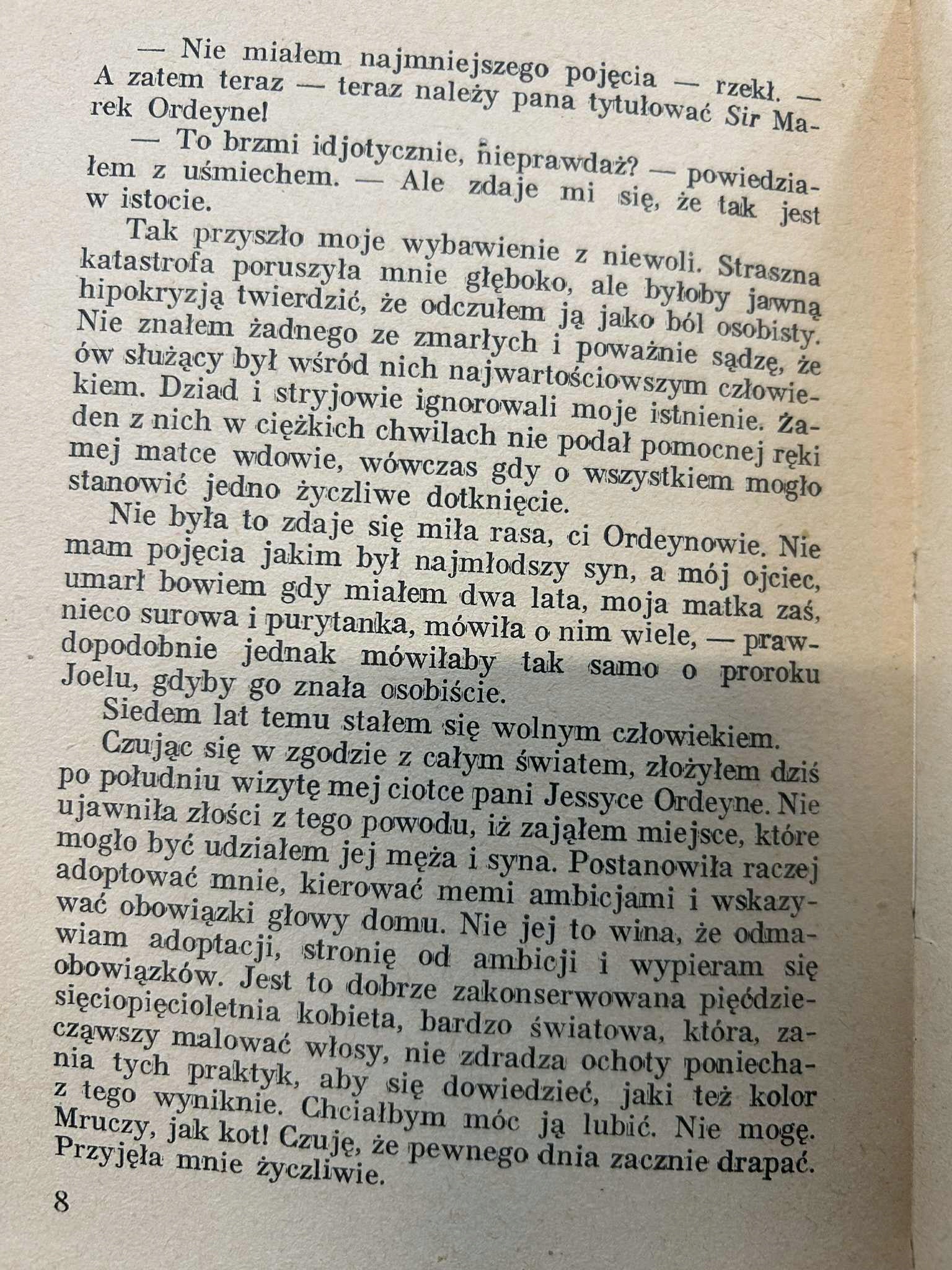 Obyczaje Marka Ordeyna - William J. Locke [1930 r.]