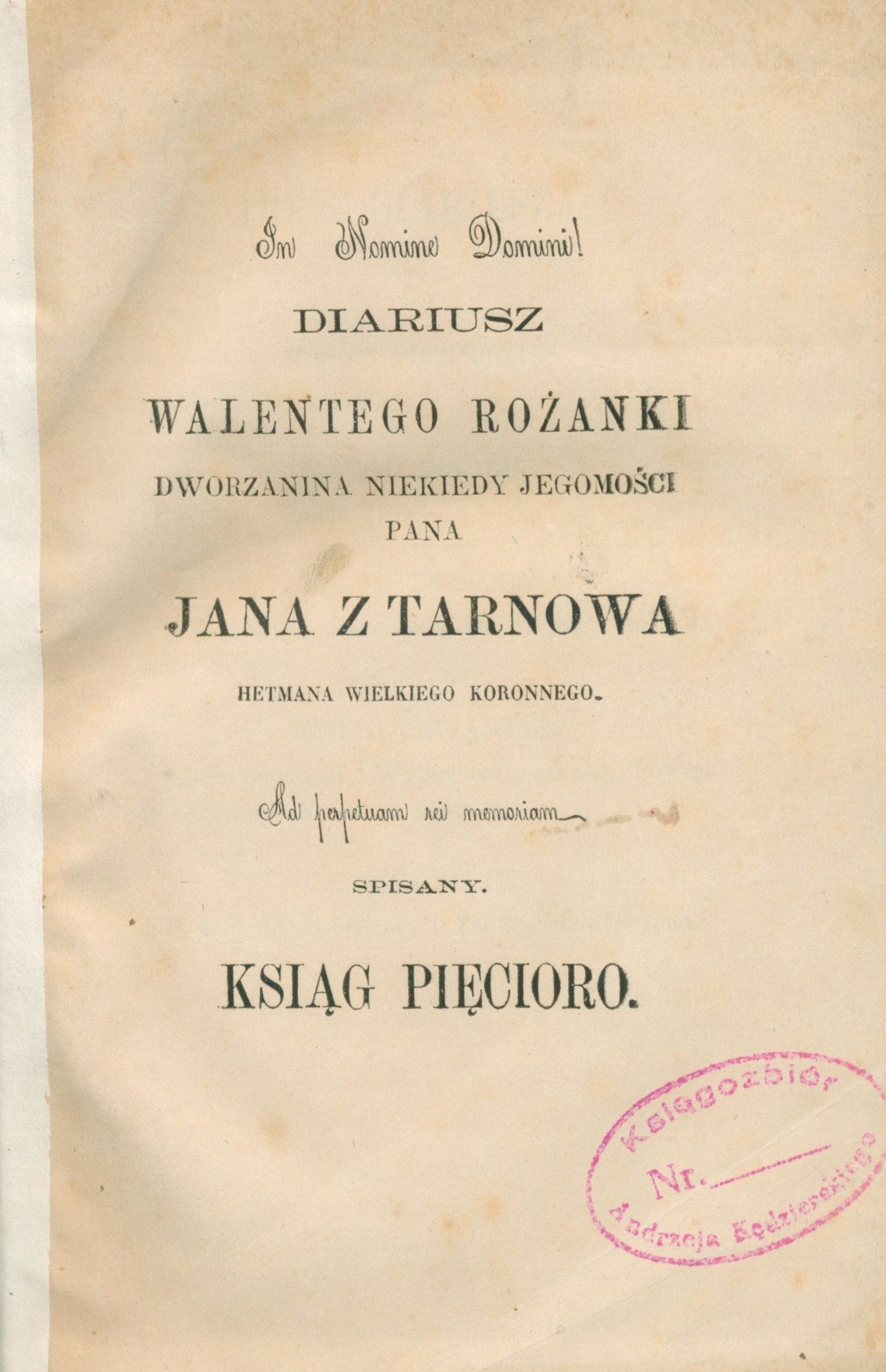 Poezye Wincentego Pola. Pachole hetmańskie [pierwodruk][opr Juliusz Kossak]