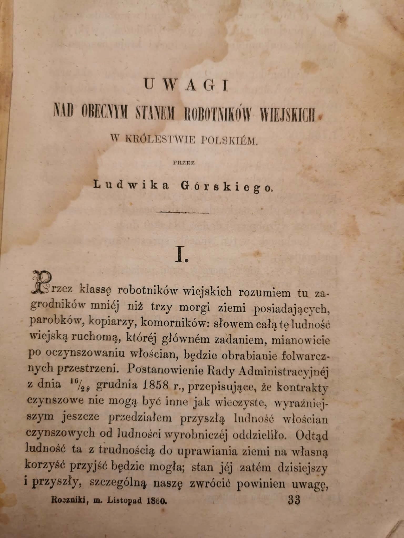 Roczniki gospodarstwa krajowego Towarzystwa Rolniczego [Warszawa 1860]