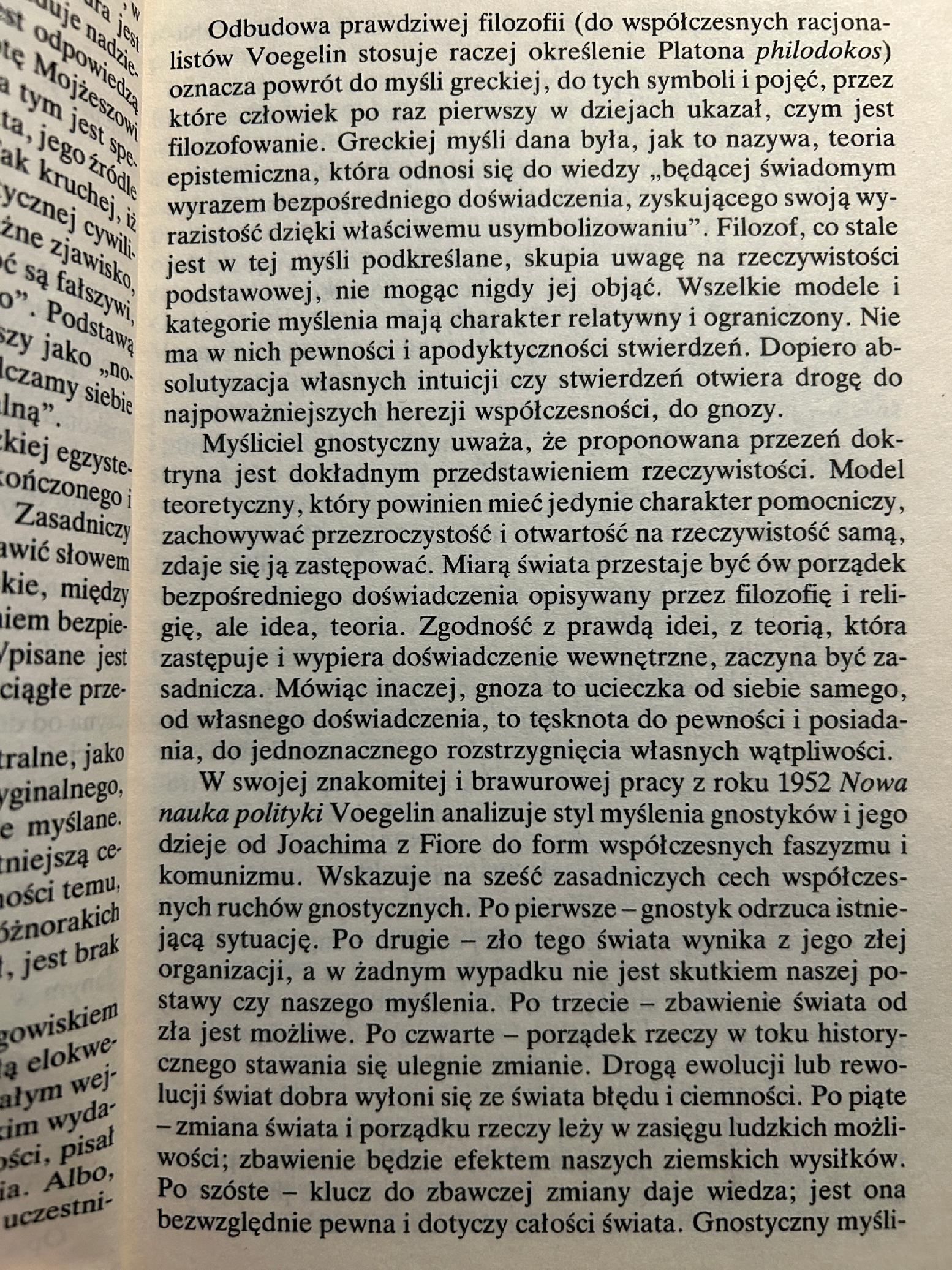 Nowa nauka polityki - Eric Voegelin