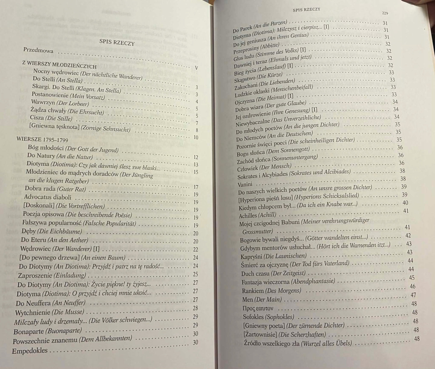 Holderlin Poezje, przełożył i opracował Andrzej Lam