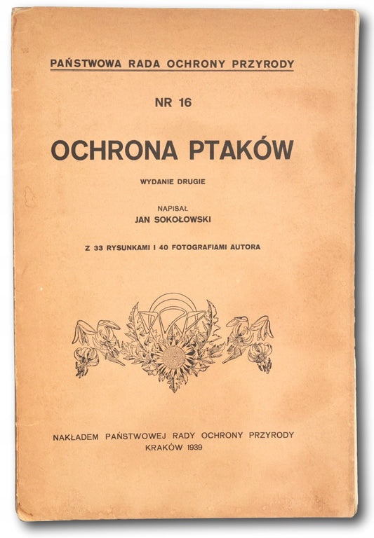 Sokołowski Jan - Ochrona ptaków [Kraków 1939]