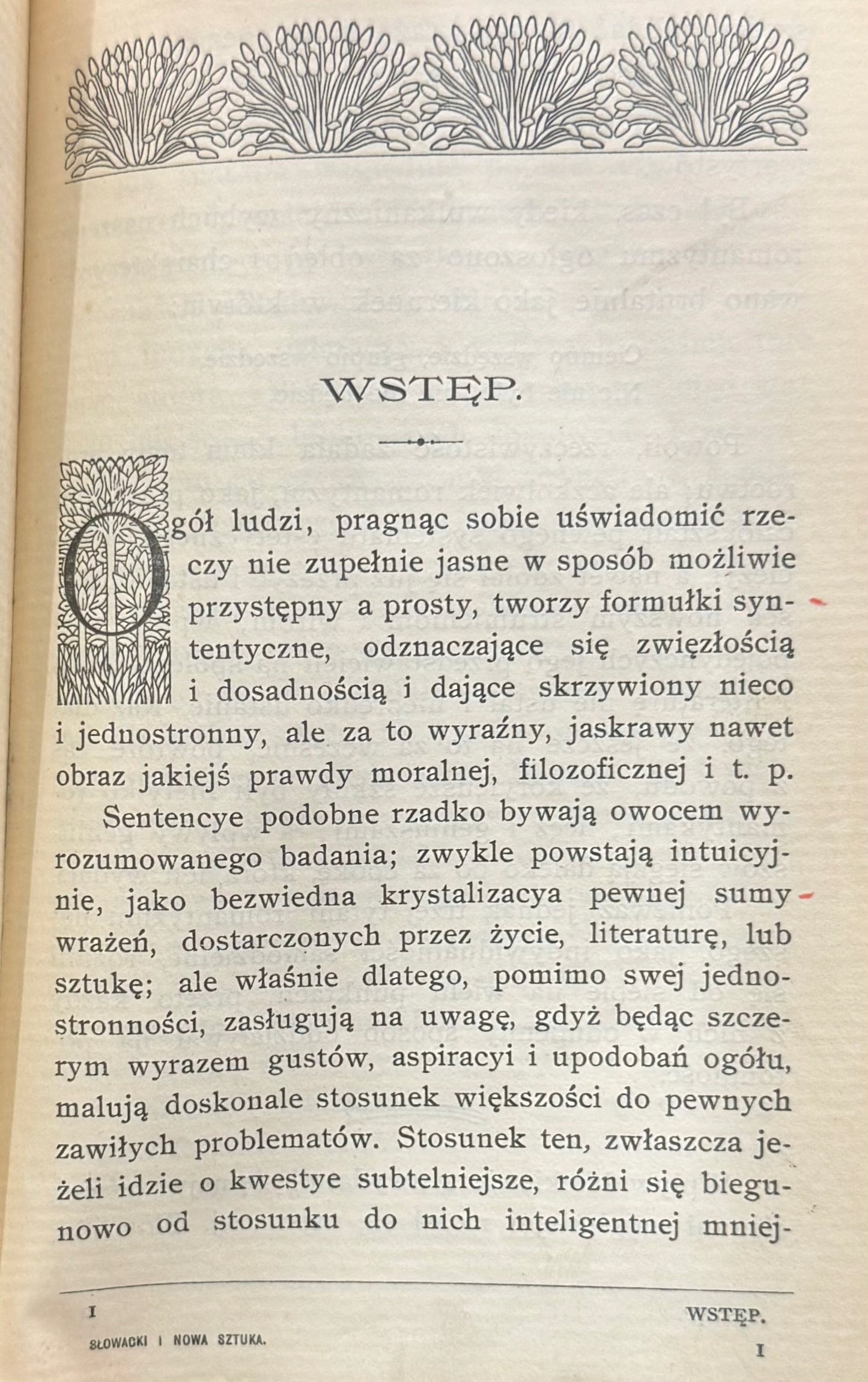 Słowacki i nowa sztuka (Modernizm) Ignacy Matuszewski [Warszawa 1904]
