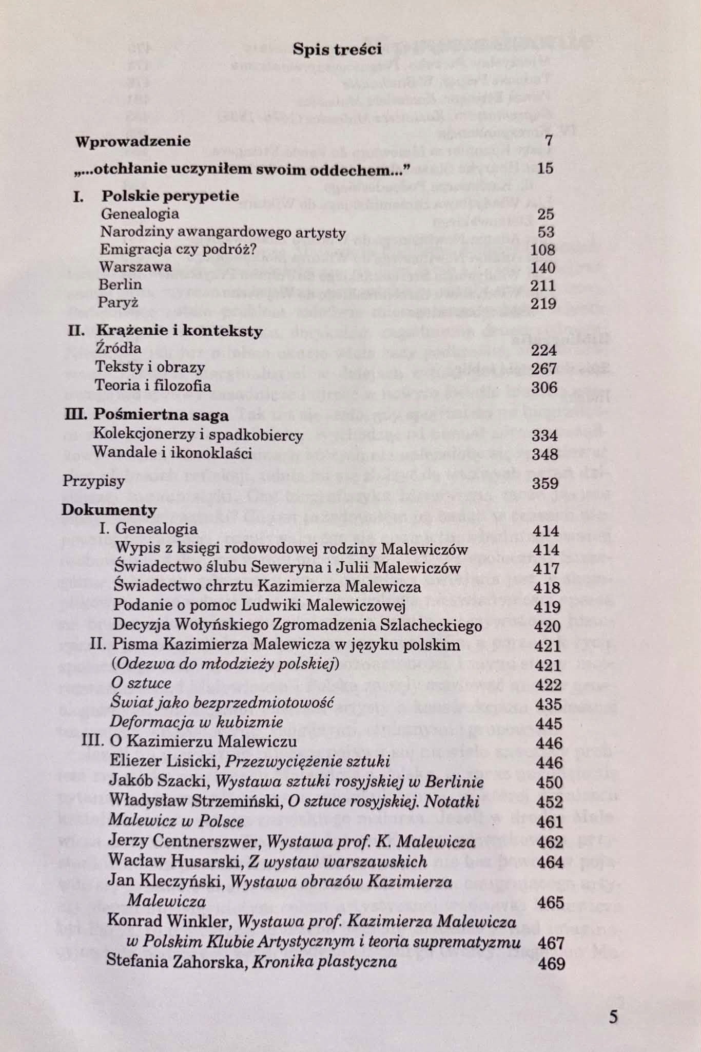 Malewicz w Warszawie Andrzej Turowski