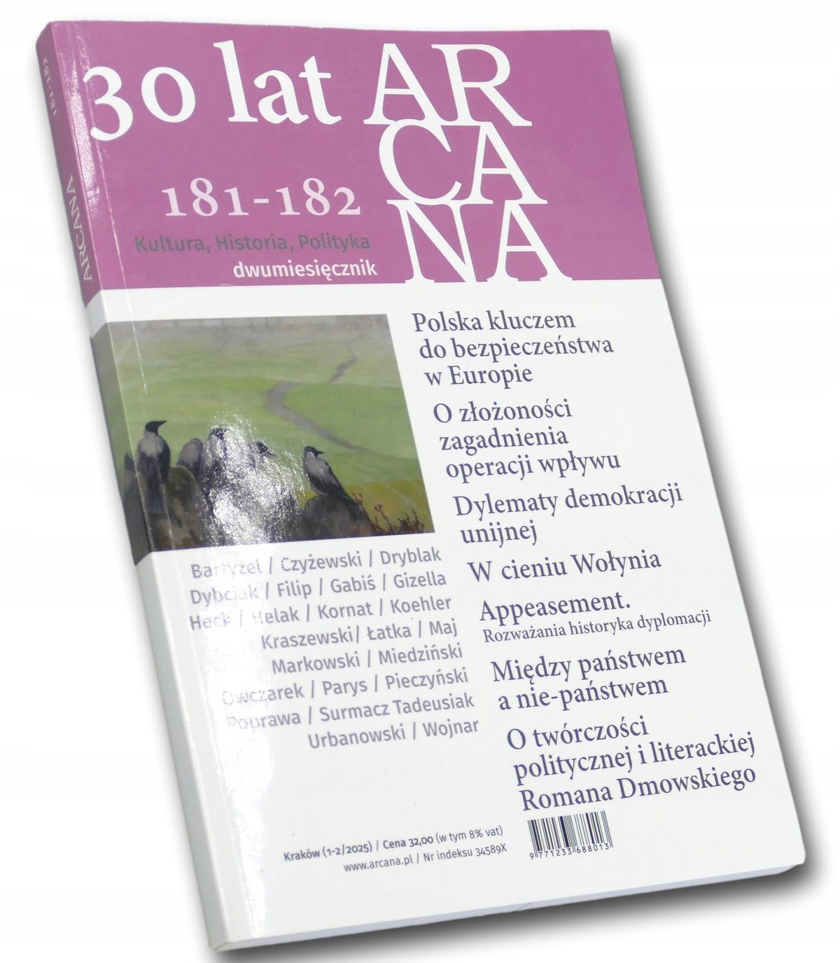 Dwumiesięcznik Arcana 181-182 styczeń - kwiecień 2025