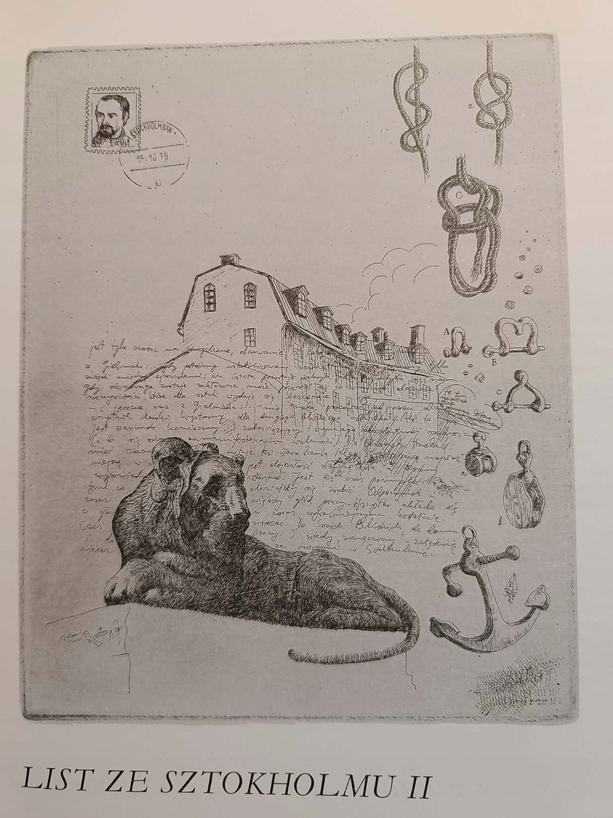 Listy na lewą rękę, Tadeusz Siara [dedykacja autora]