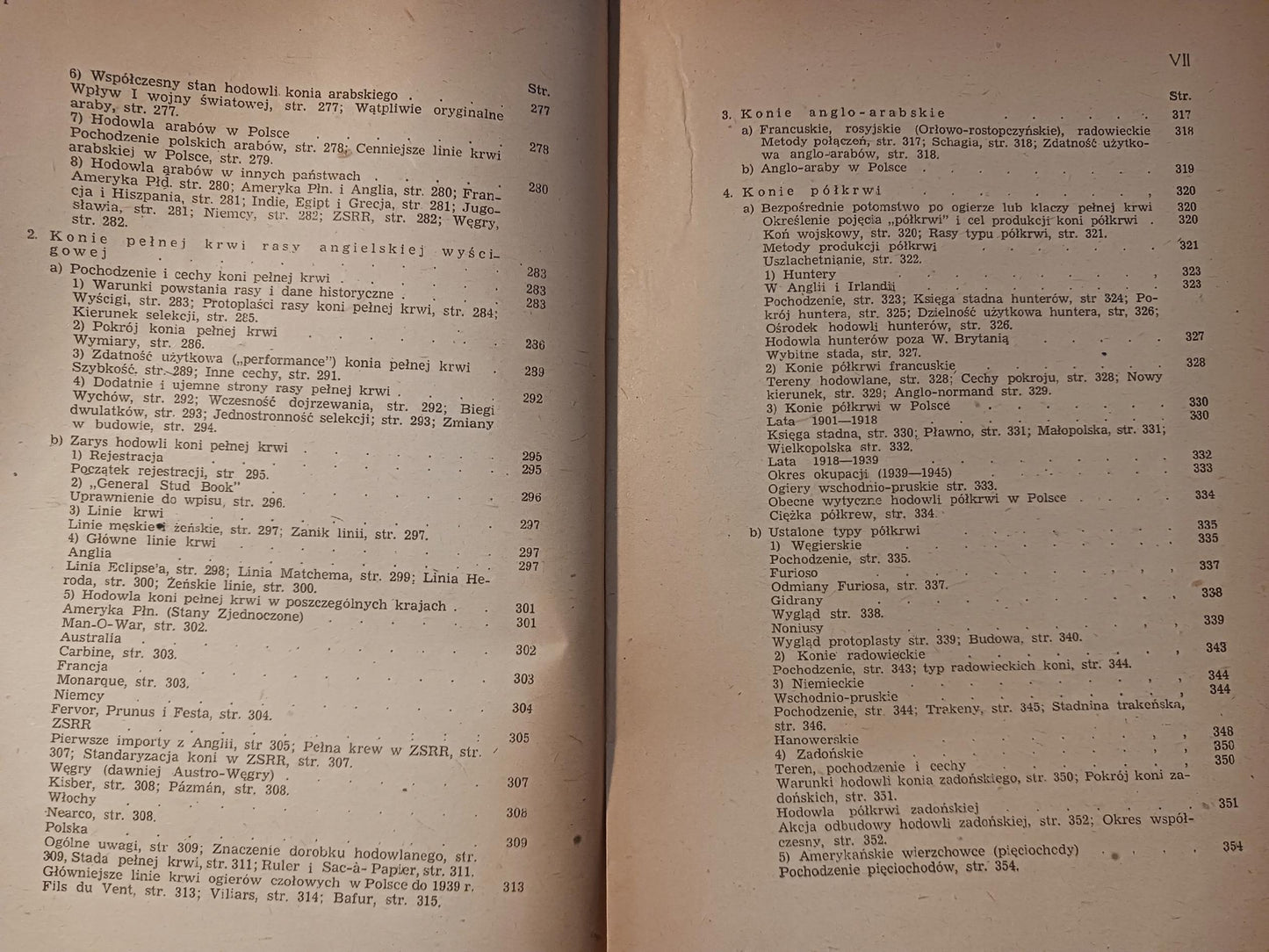 Hodowla koni Tomy I - II Roman Prawocheński [wydania z lat 1947, 1948]