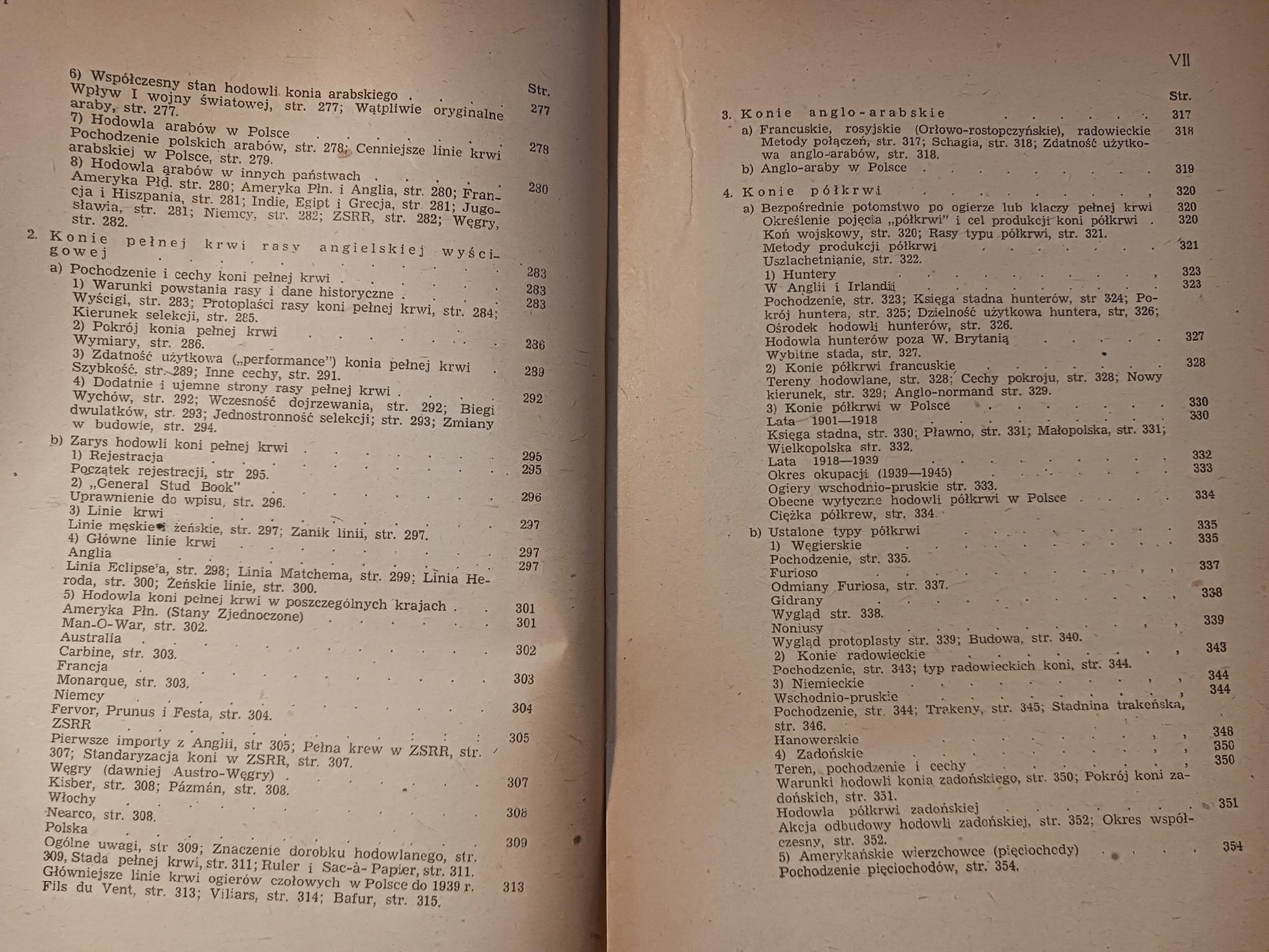 Hodowla koni Tomy I - II Roman Prawocheński [wydania z lat 1947, 1948]