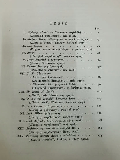 O Anglji i Anglikach, Roman Dyboski [1929]