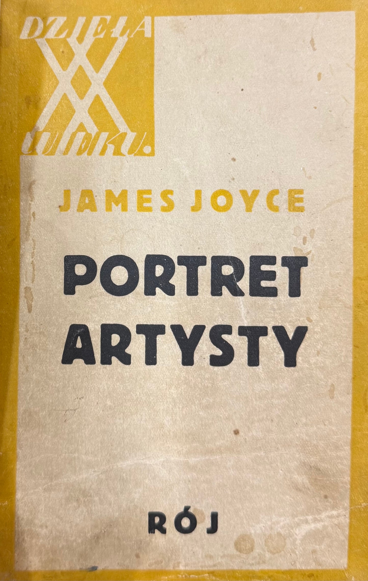 Portret artysty z czasów młodości Joyce James [pierwsze wydanie]
