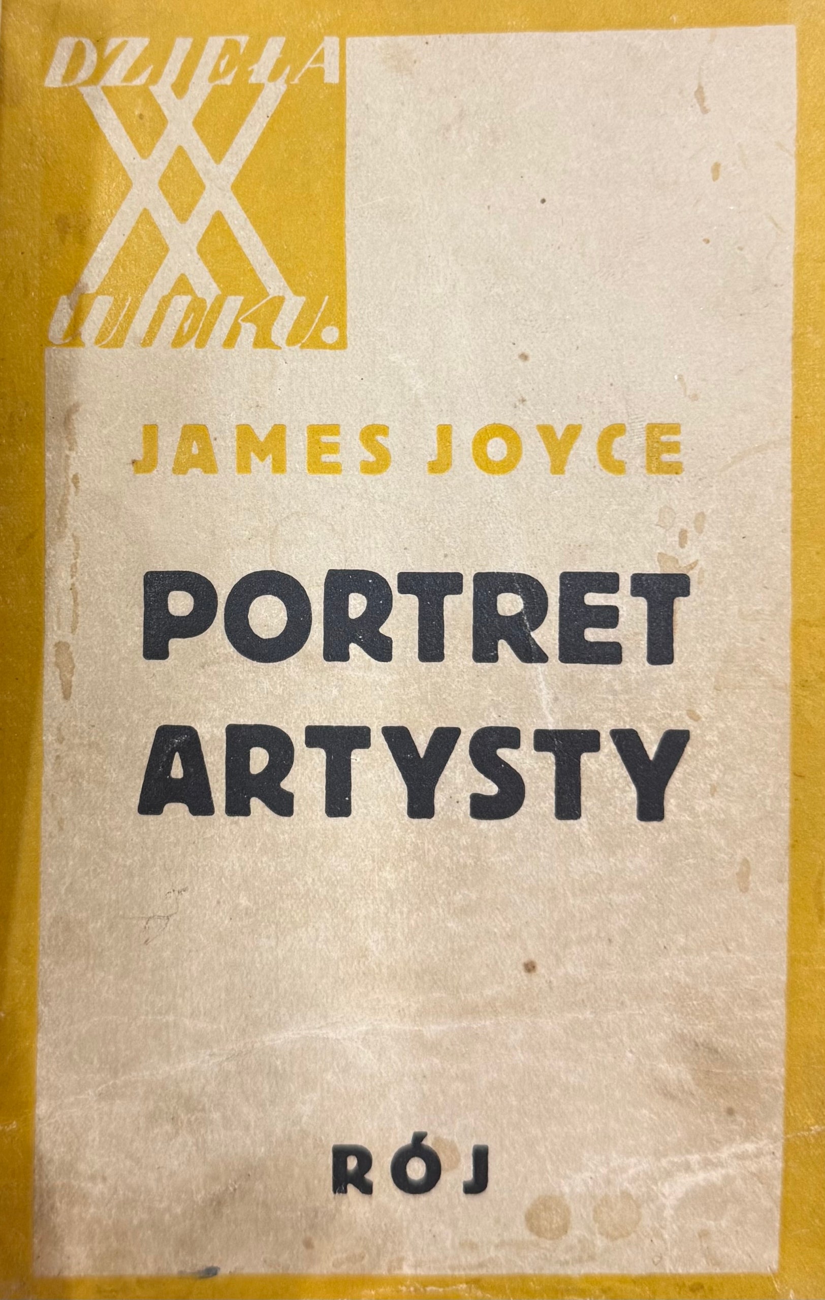 Portret artysty z czasów młodości Joyce James [pierwsze wydanie]