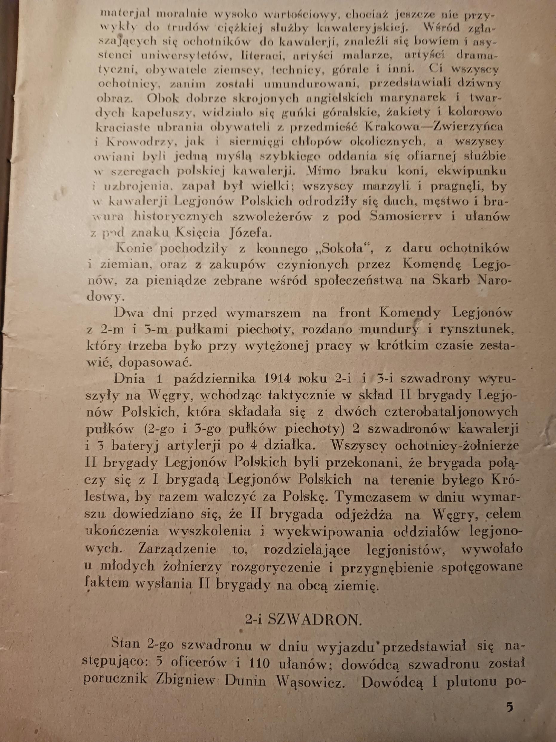 Zarys historii wojennej 2-go Pułku Szwoleżerów Rokitniańskich [1929 rok]