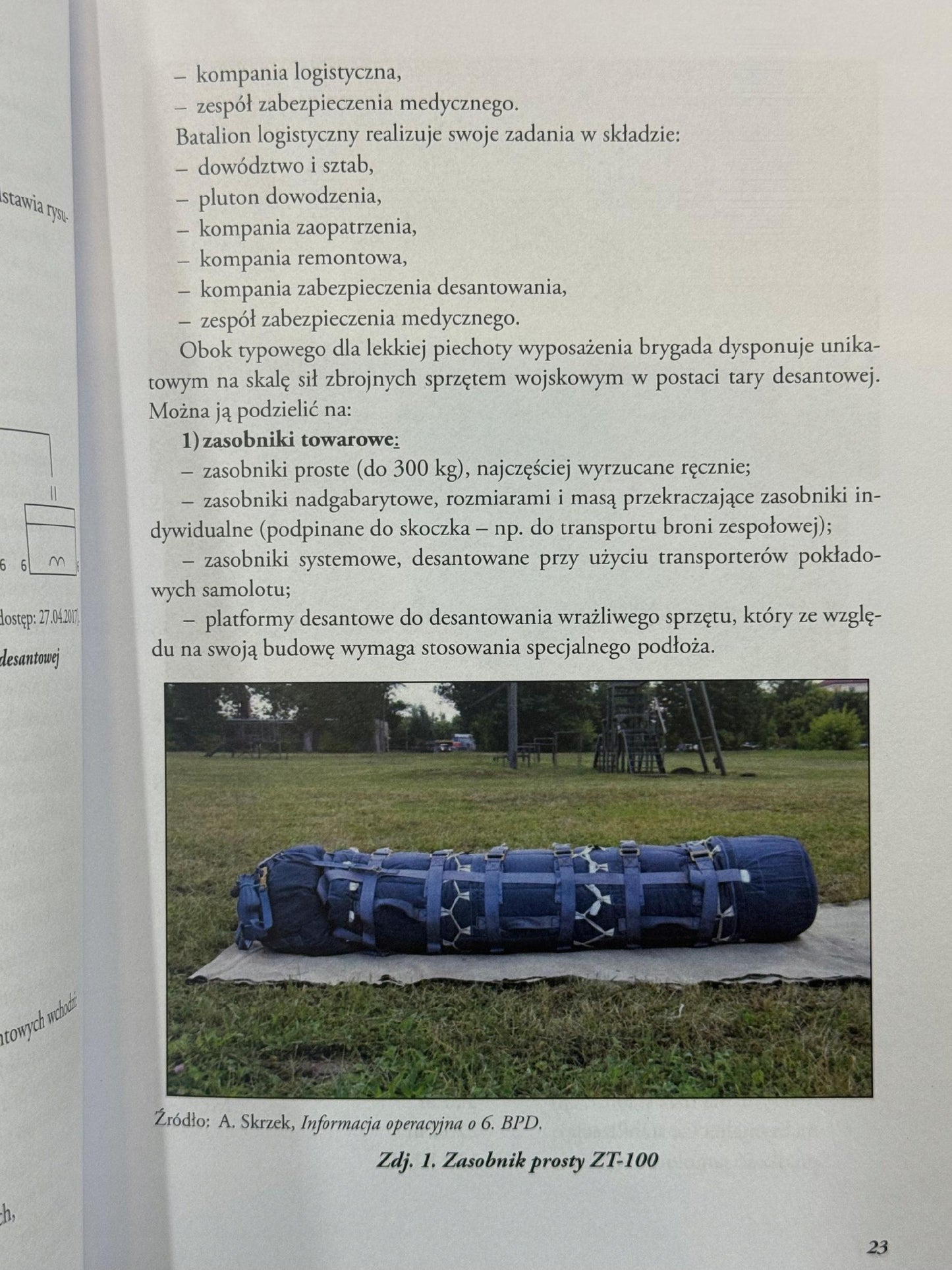 Rola i miejsce kawalerii powietrznej Frącik, Plaskota, Skrzek