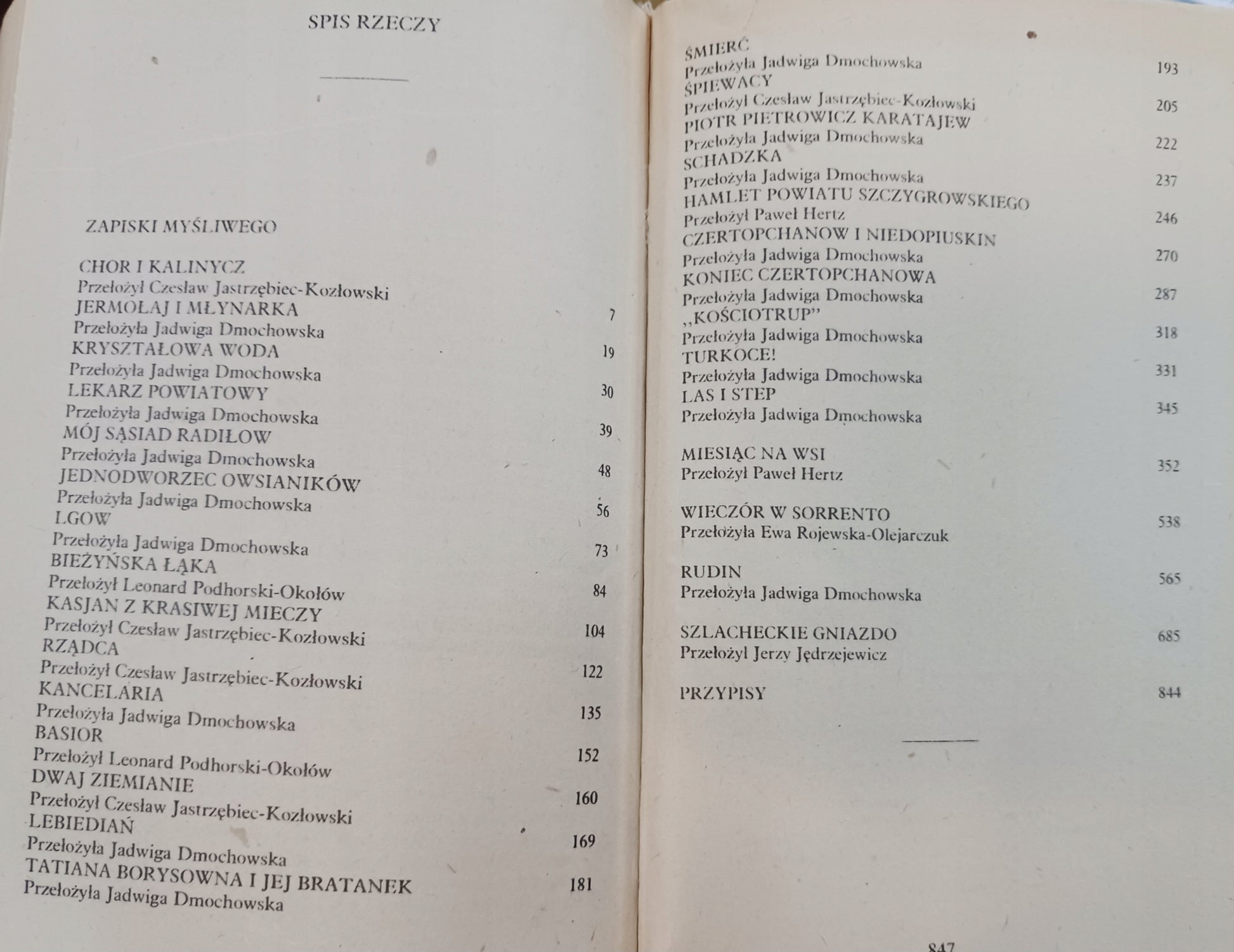 Dzieła wybrane Iwan Turgieniew tomy I-III
