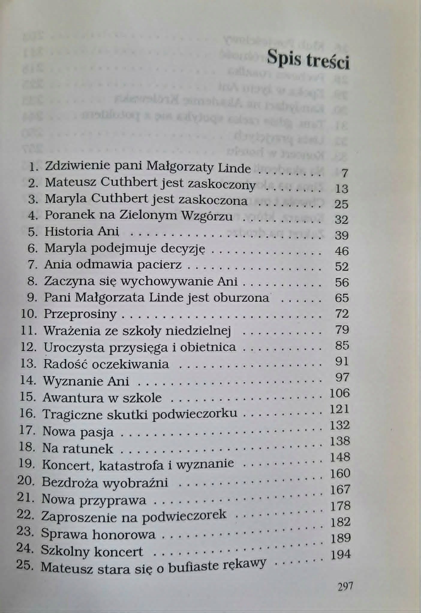 Seria Ania z Zielonego Wzgórza Lucy Maud Montogomery [komplet]