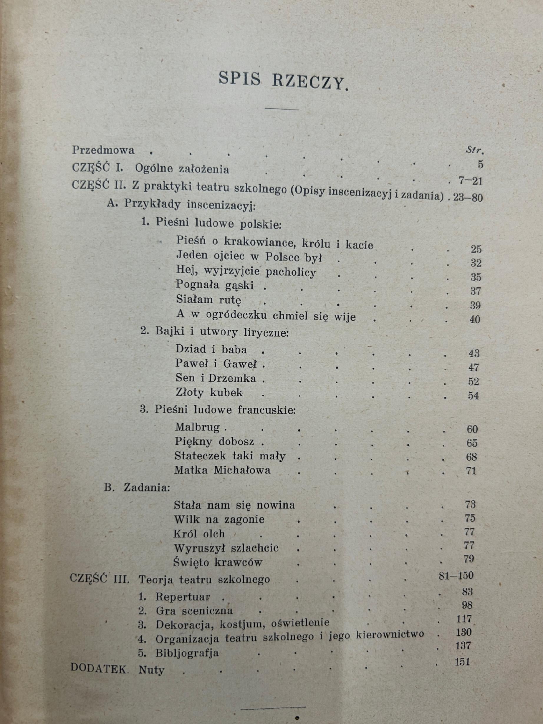 Teatr szkolny - Lucjusz Komarnicki [1926 r.]