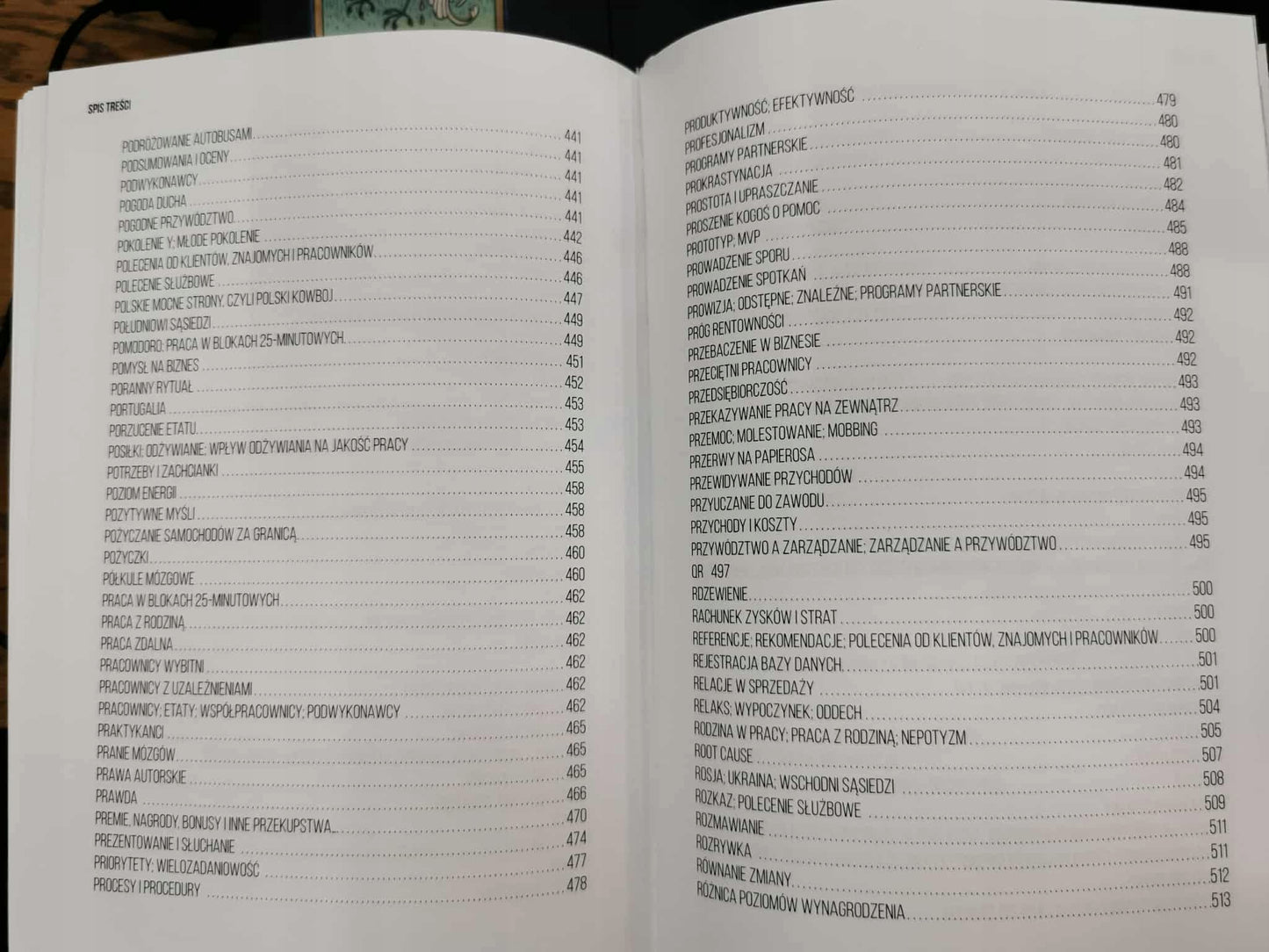 Alfabet Ogarniania, Bernard Fruga [autograf autora]