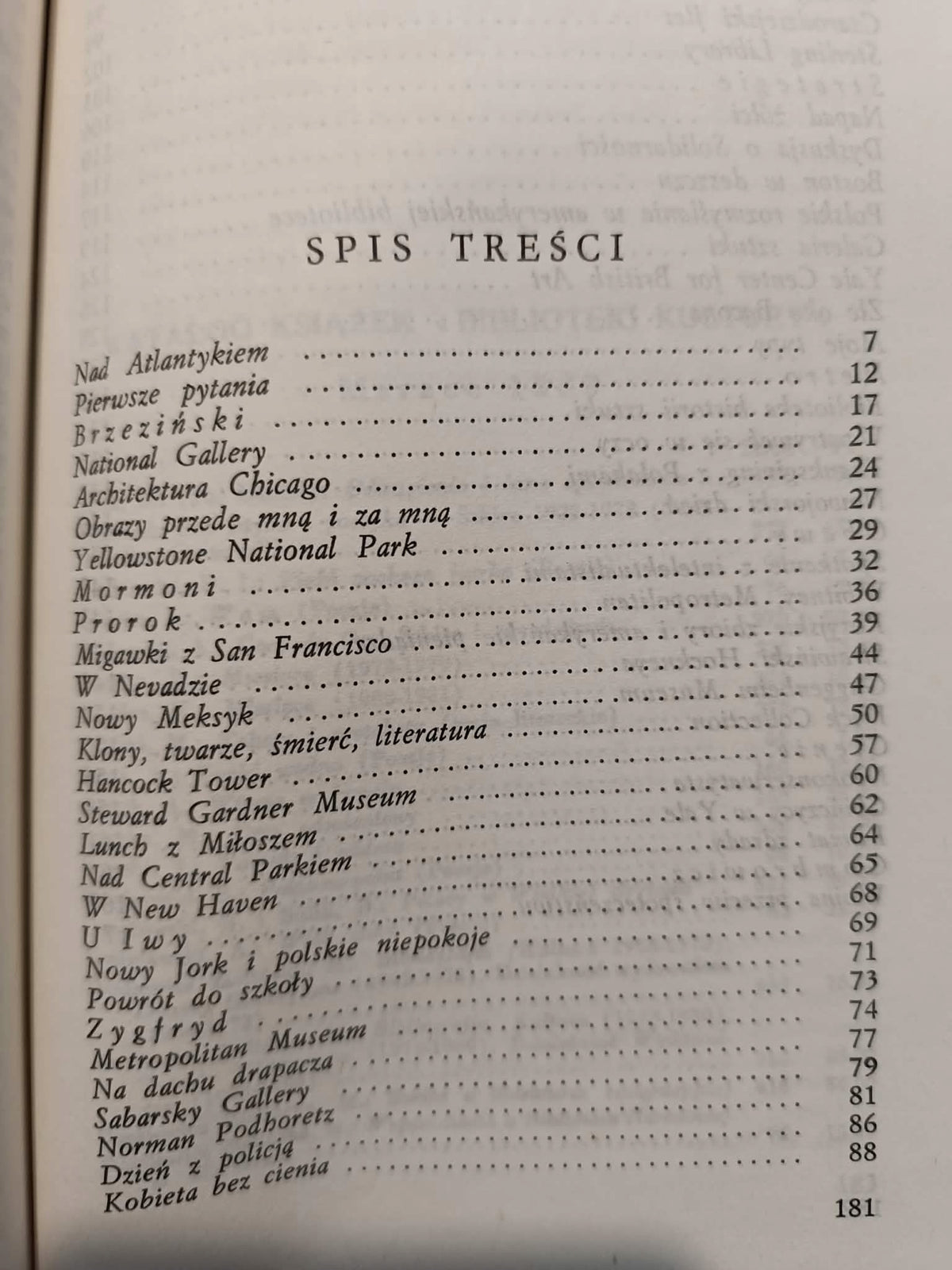 Amerykańskie cienie, Wojciech Karpiński