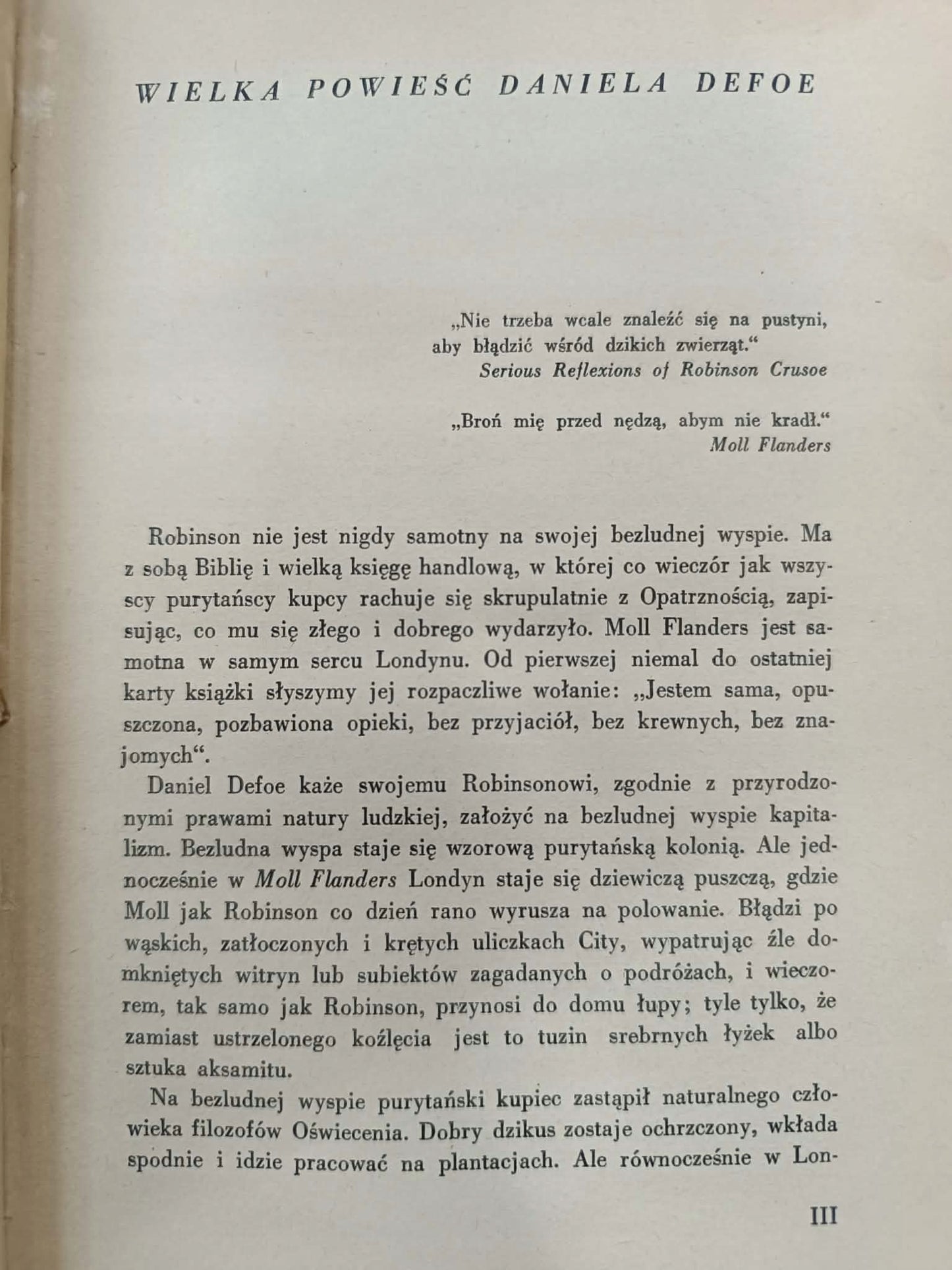 Dola i niedola sławnej Moll Flanders, Daniel Defoe