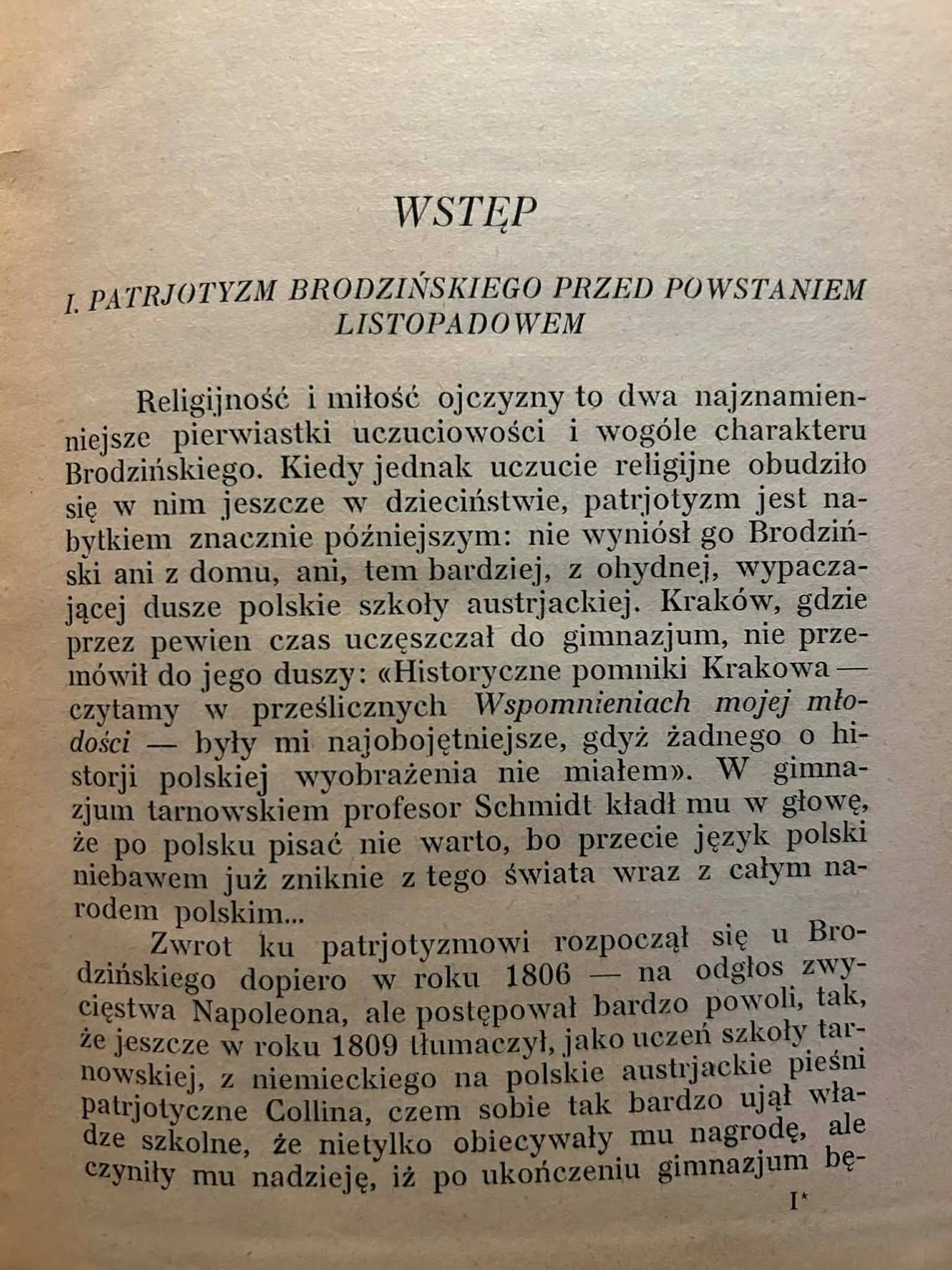 Mowy i pisma patjoryczne oraz o powołaniu i obowiązkach... -Brodziński 1926