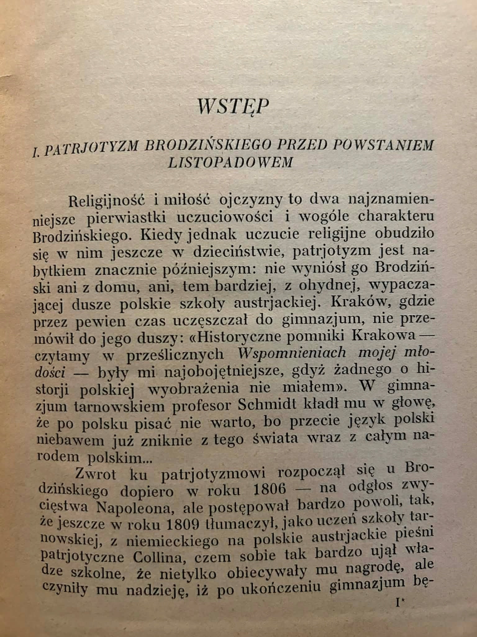 Mowy i pisma patjoryczne oraz o powołaniu i obowiązkach... -Brodziński 1926