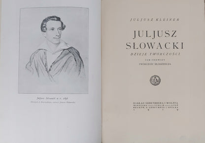 Juljusz Słowacki. (tomy I-III) Juliusz Kleiner