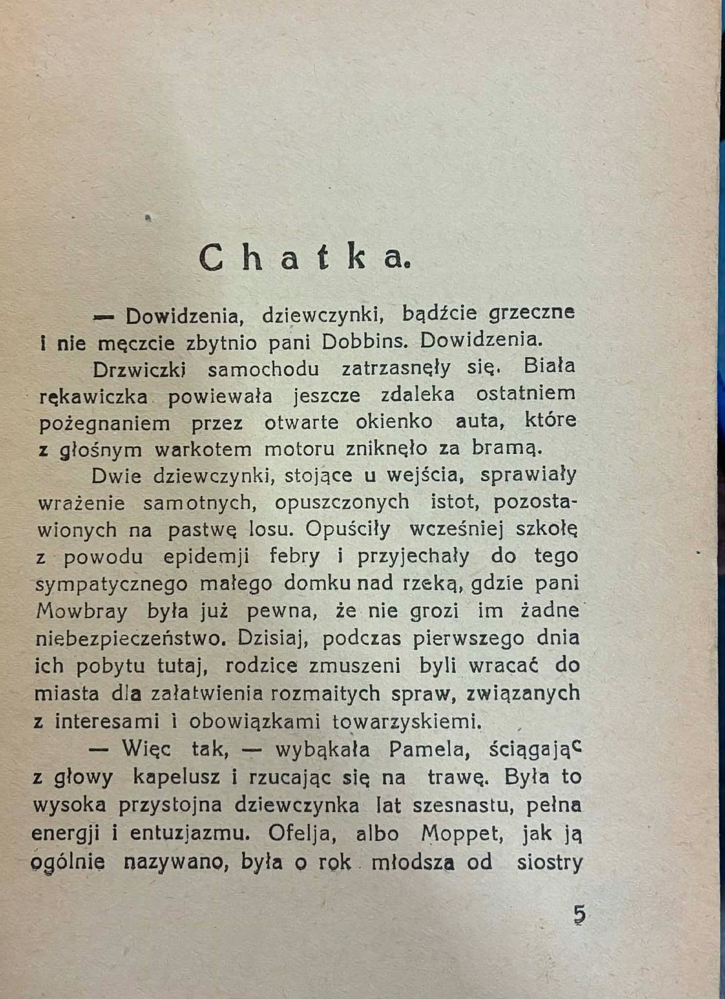 Jane Zawiska Świat Dziewcząt [Opowiadania][1933]