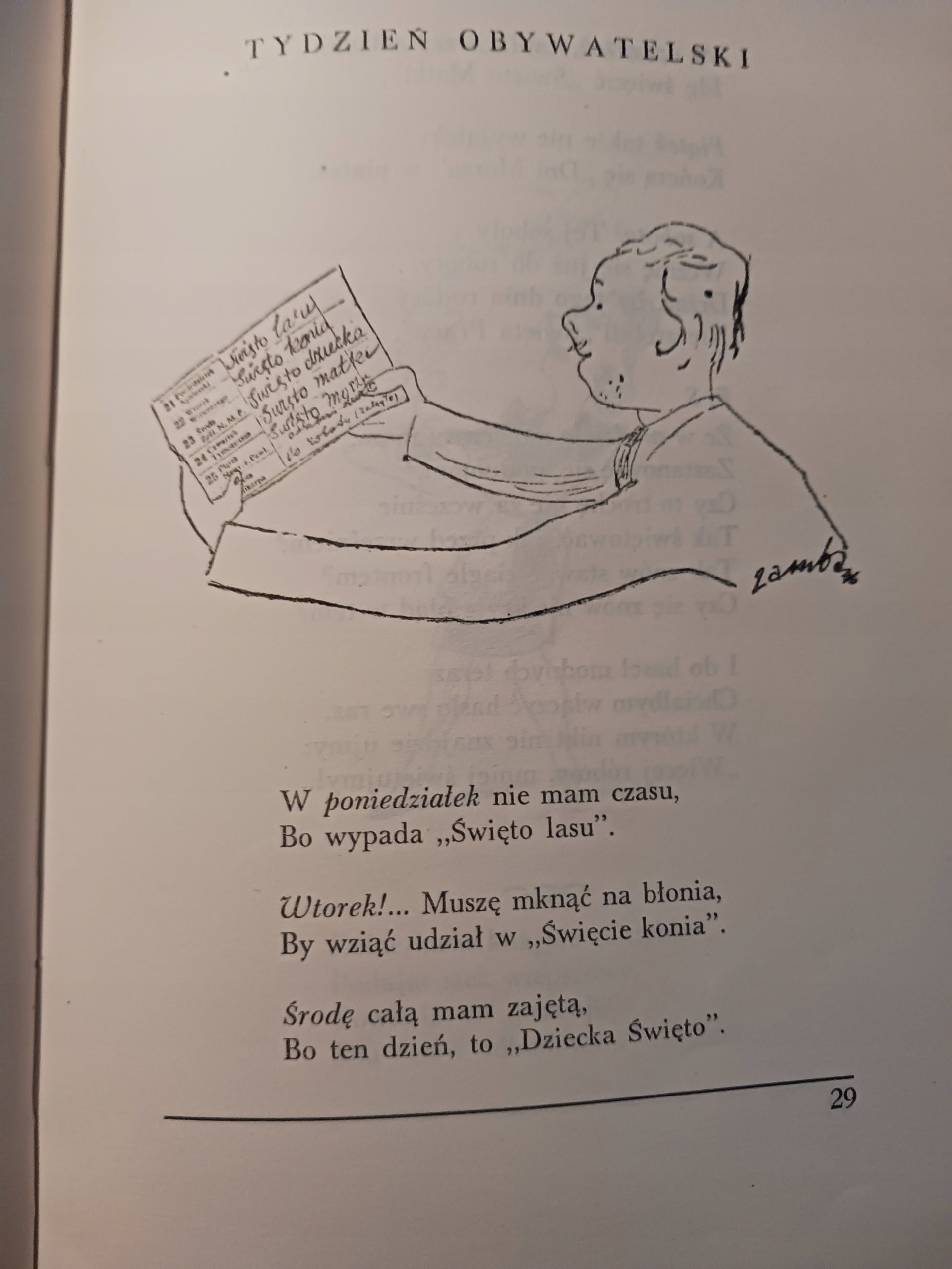 Kazania i skargi Janusz Minkiewicz, il. Jerzy Zaruba [wydanie z roku 1946]