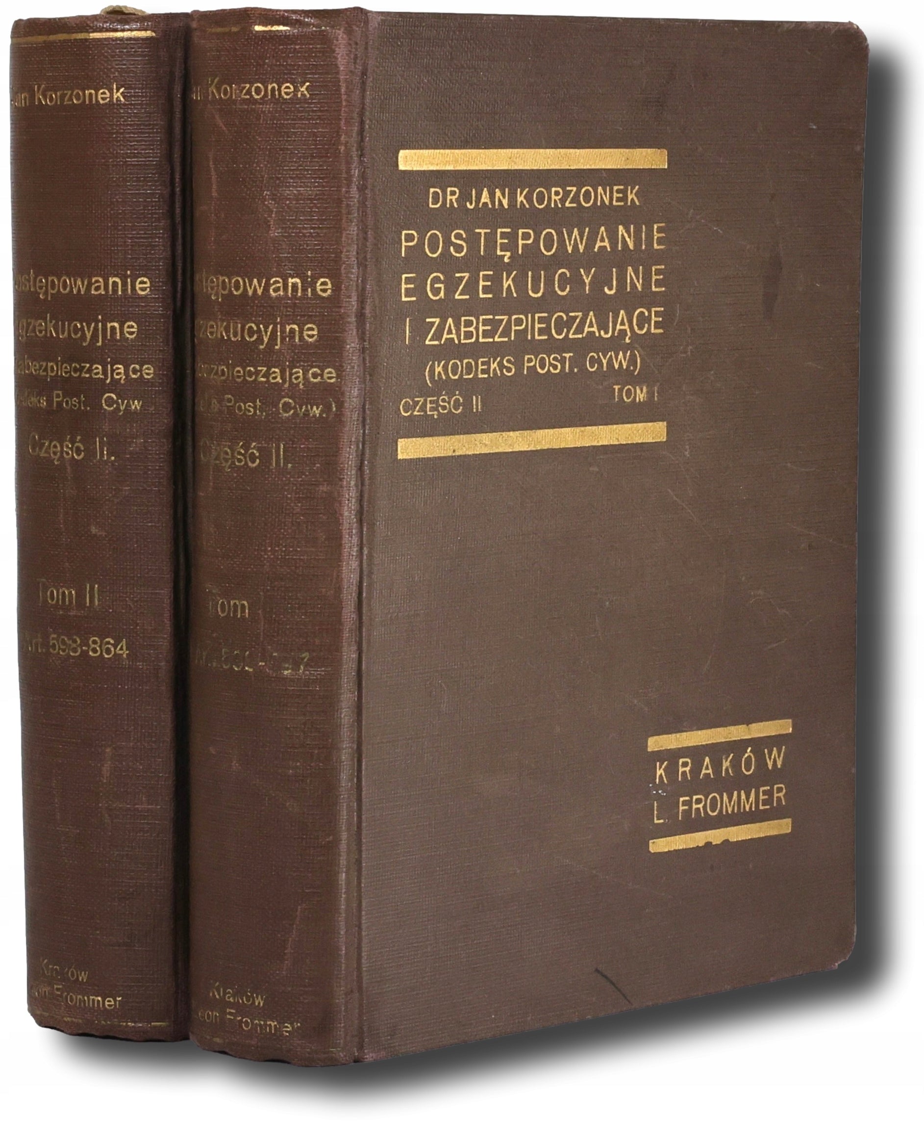 Postępowanie egzekucyjne i zabezpieczające, część II (komplet), J. Korzonek