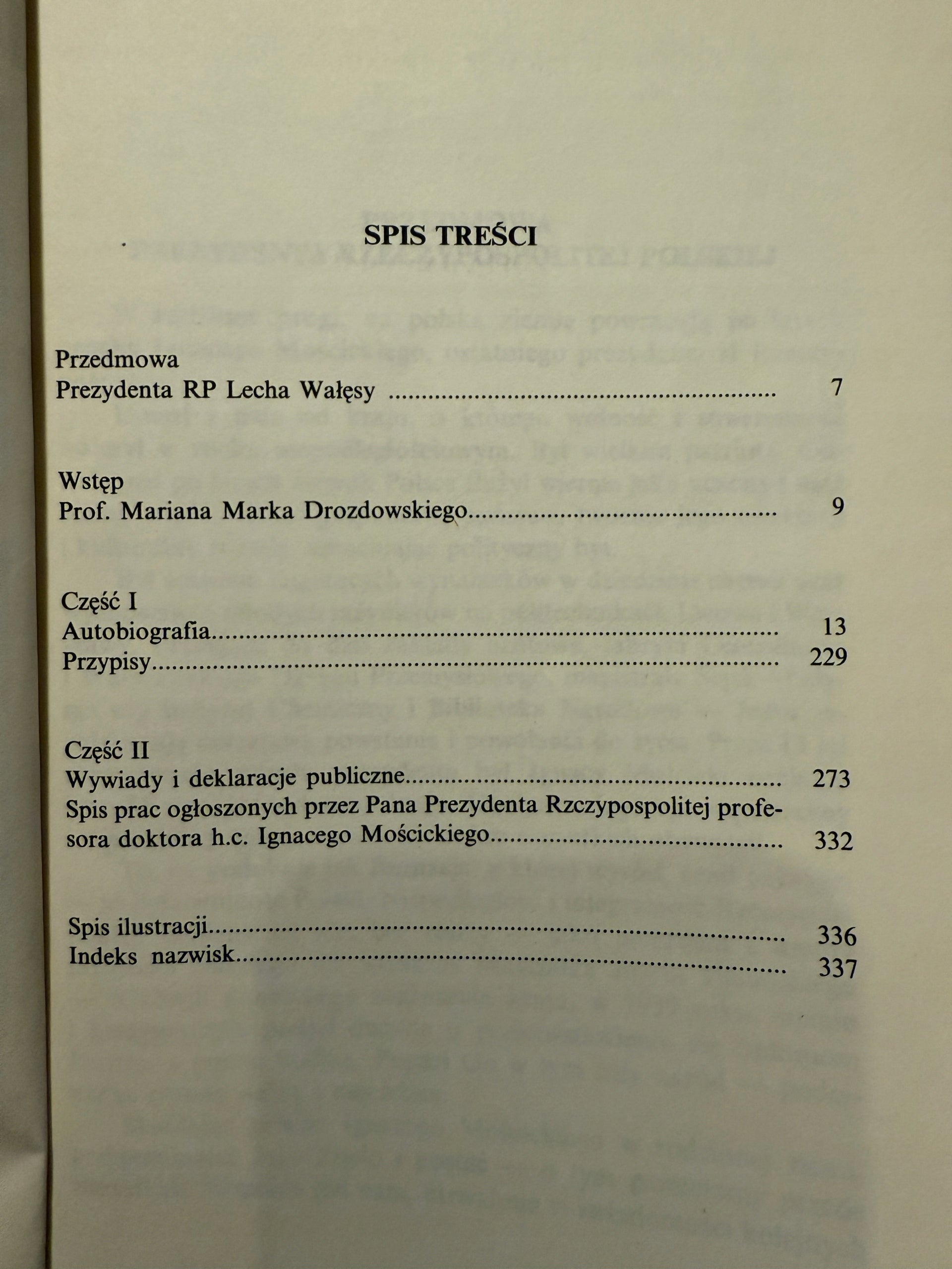 Ignacy Mościcki Prezydent RP Autobiografia