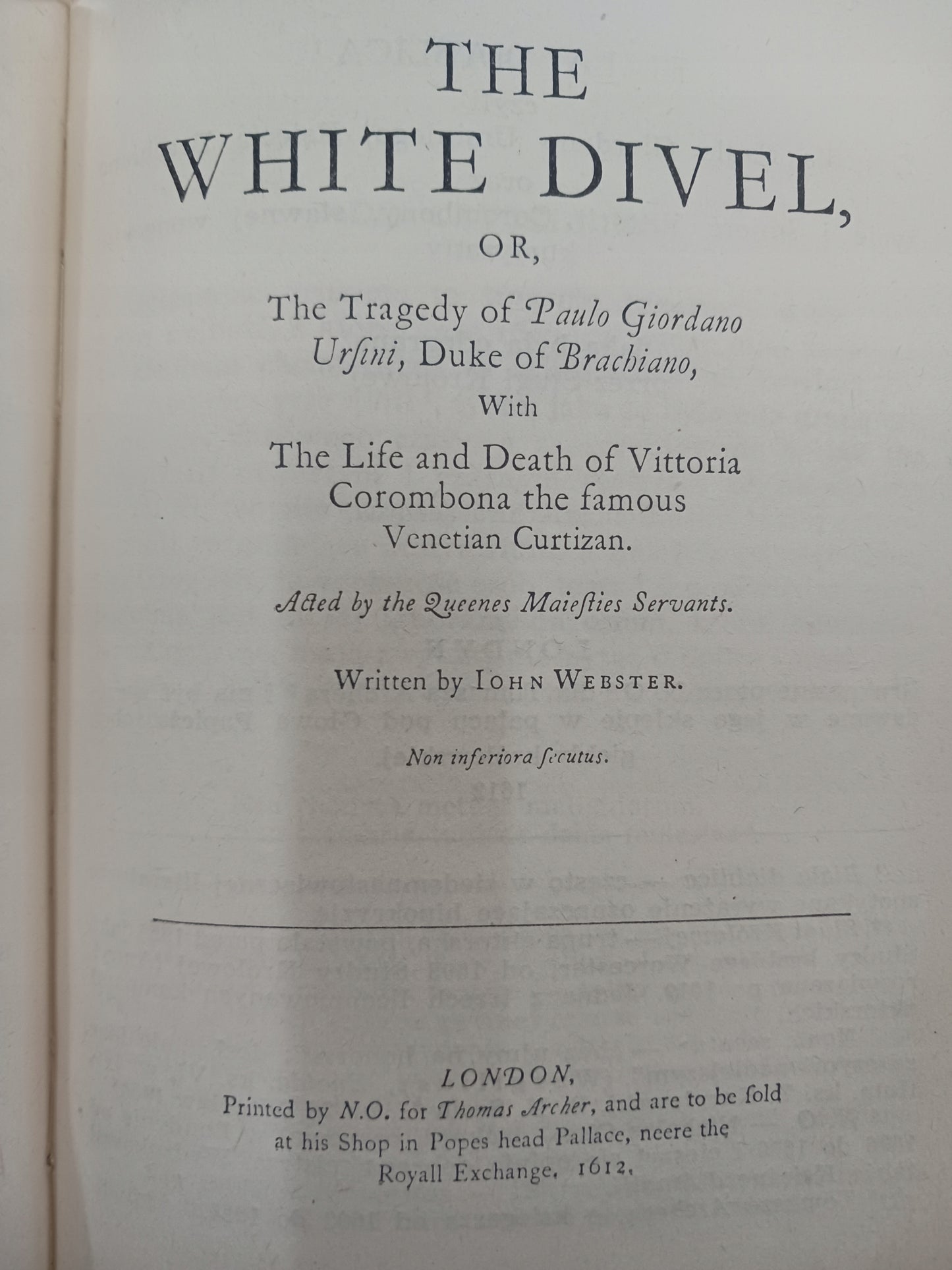 Biała Diablica Księżna D'Amalfi John Webster [Biblioteka Narodowa]