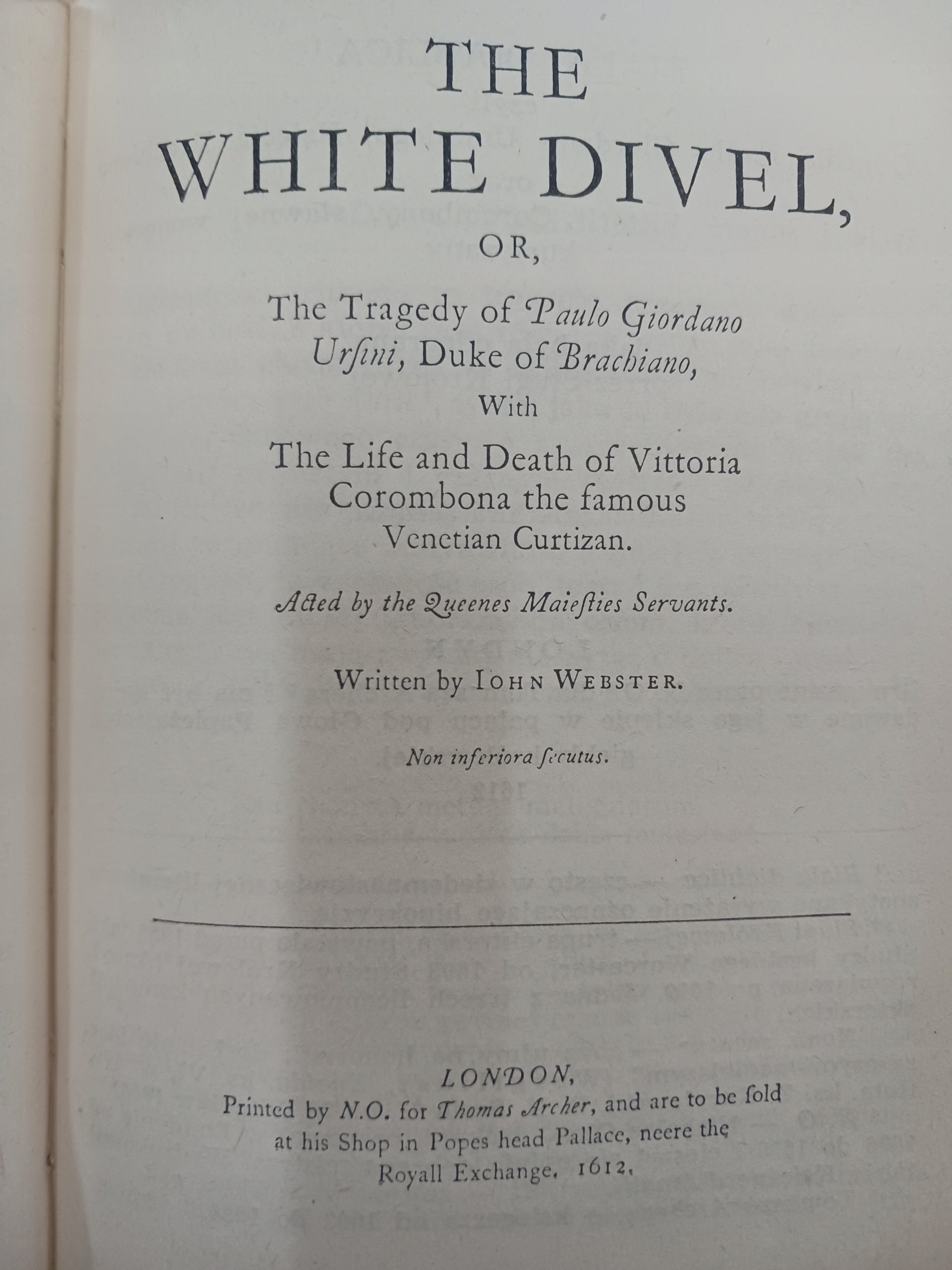 Biała Diablica Księżna D'Amalfi John Webster [Biblioteka Narodowa]