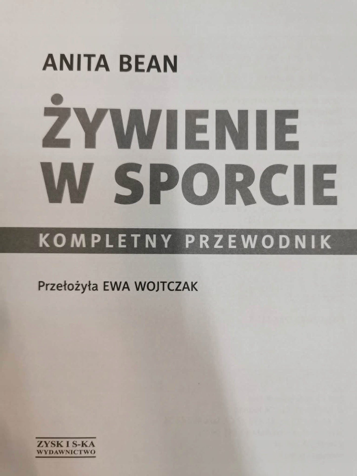 Żywienie w sporcie, Anita Bean