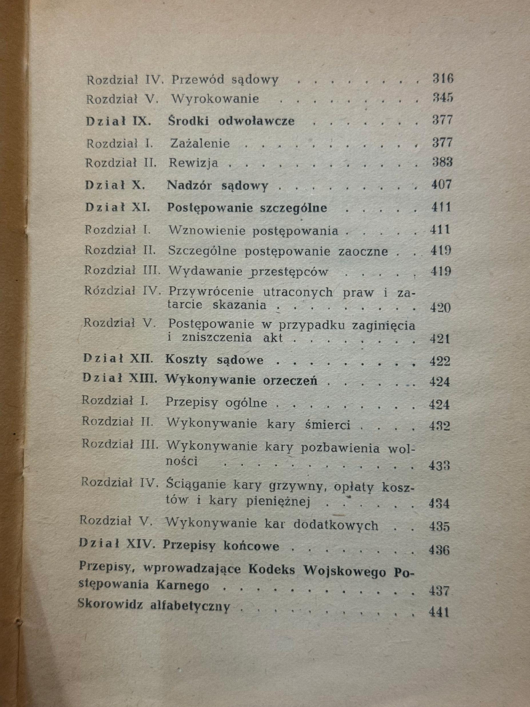 Kodeks wojskowego postępowania karnego Aleksander Mogilnicki (oprac.)[1947]