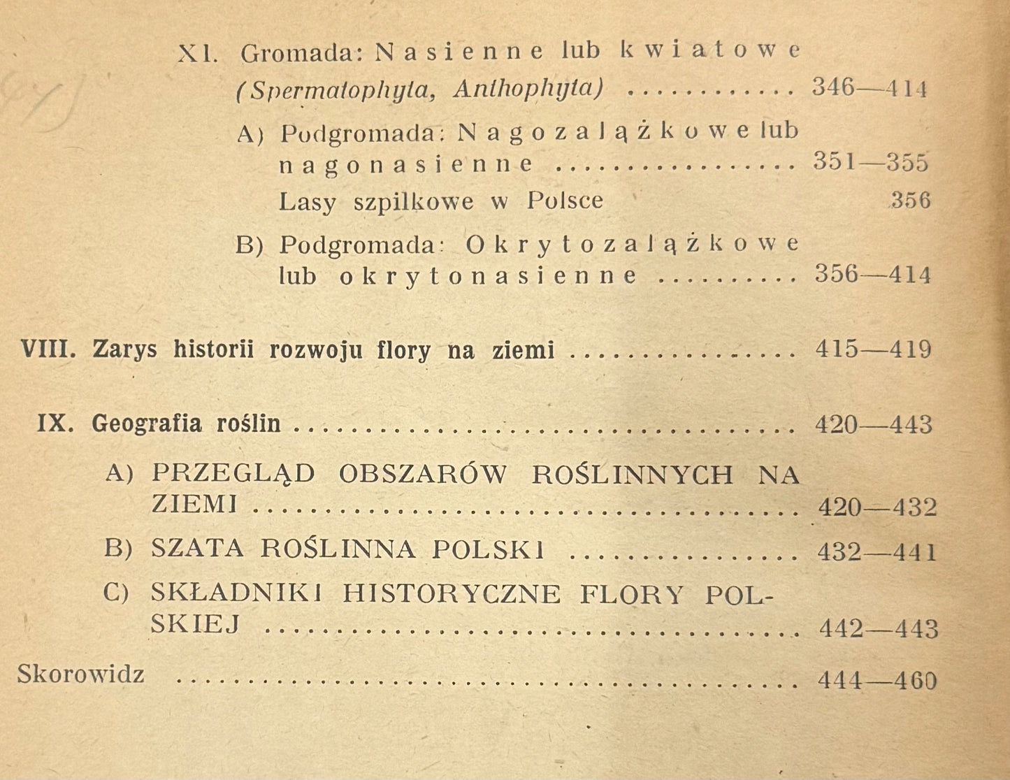 Zarys botaniki z ćwiczeniami Władysław Szafer, Bohdan Dyakowski [1947]