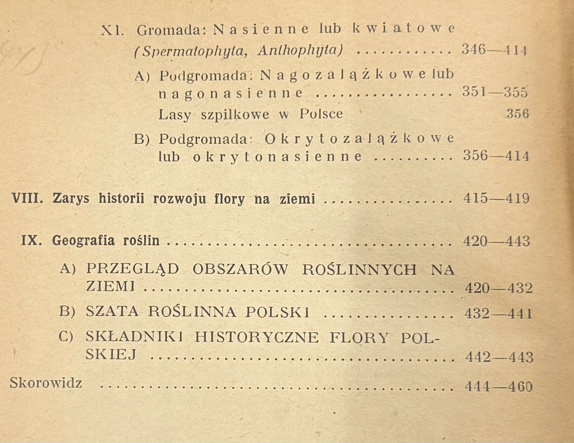 Zarys botaniki z ćwiczeniami Władysław Szafer, Bohdan Dyakowski [1947]
