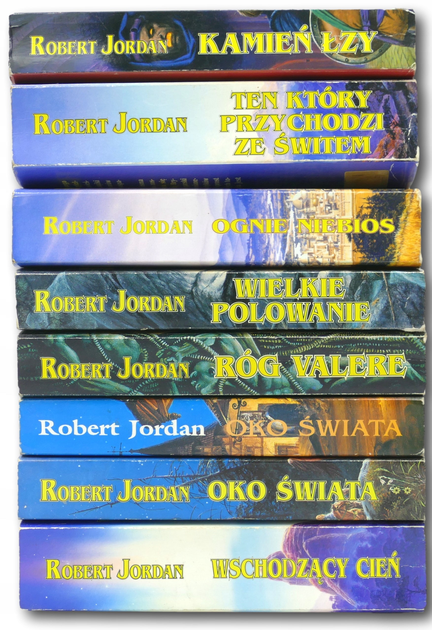 Robert Jordan x8 Oko świata, Kamień łzy, Róg Valere, Kamień łzy, Ognie...