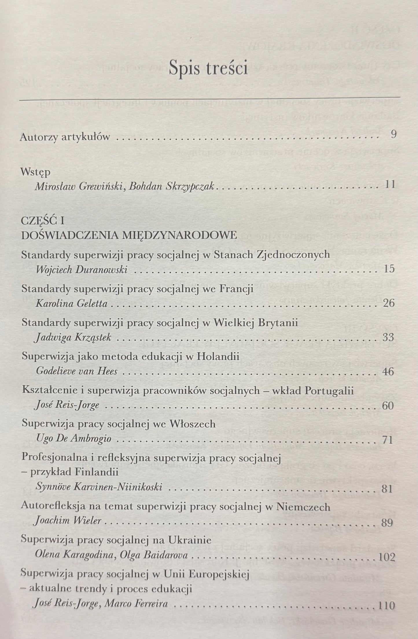 Superwizja pracy socjalnej Mirosław Grewiński, Bohdan Skrzypczak