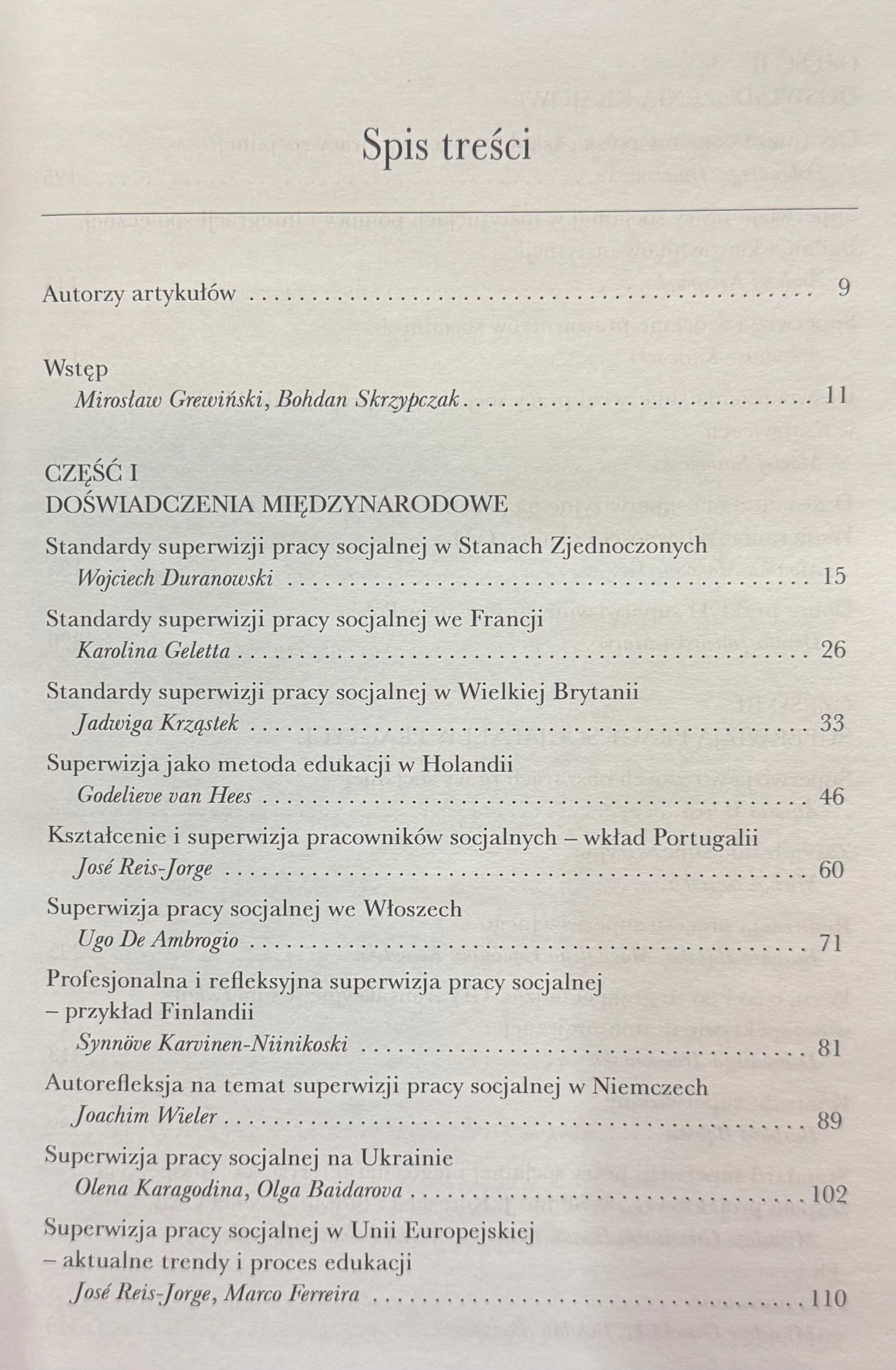Superwizja pracy socjalnej Mirosław Grewiński, Bohdan Skrzypczak