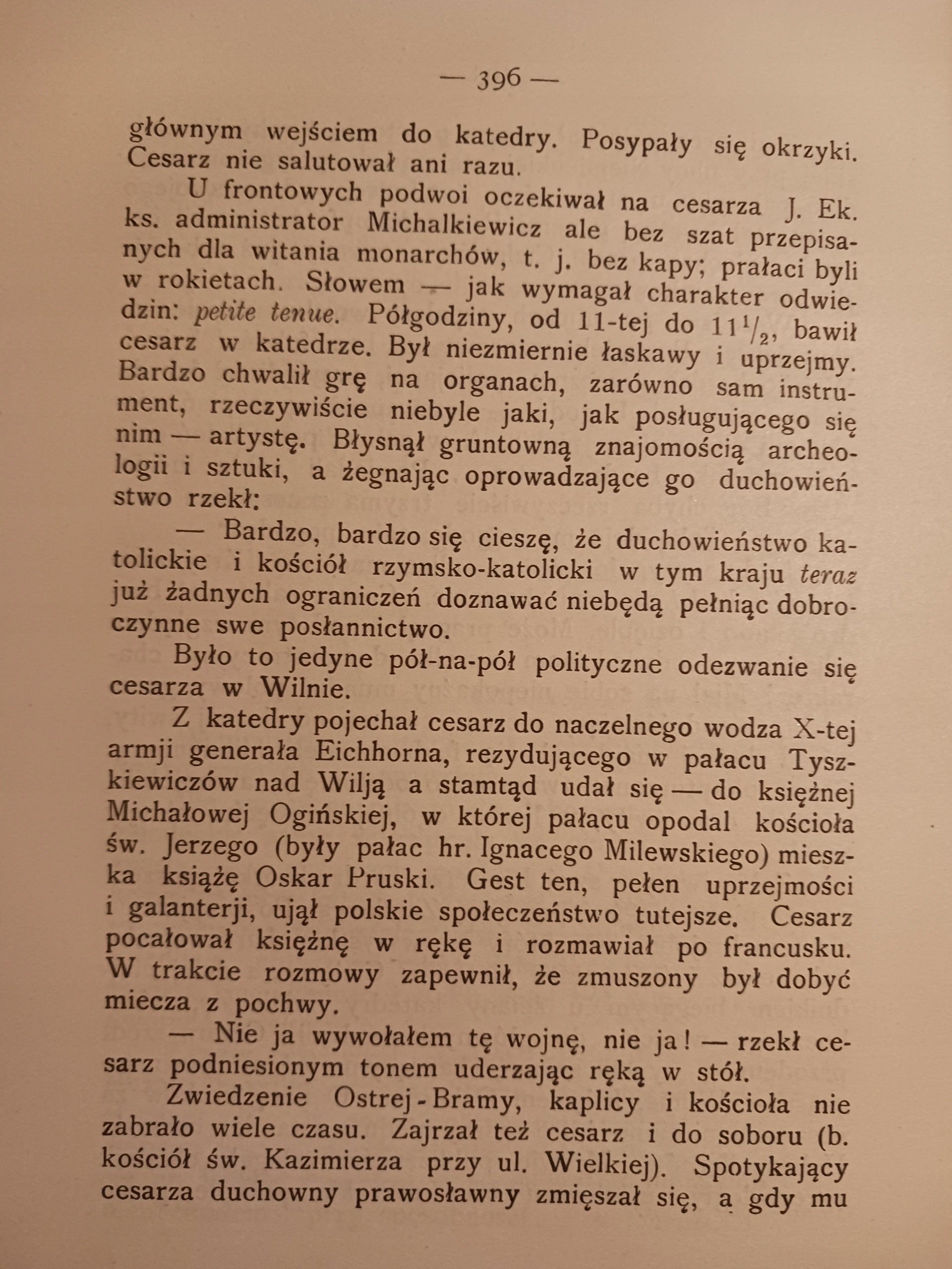 Z dnia na dzień Warszawa 1914-1915 Wilno Czesław Jankowski [1923 rok]