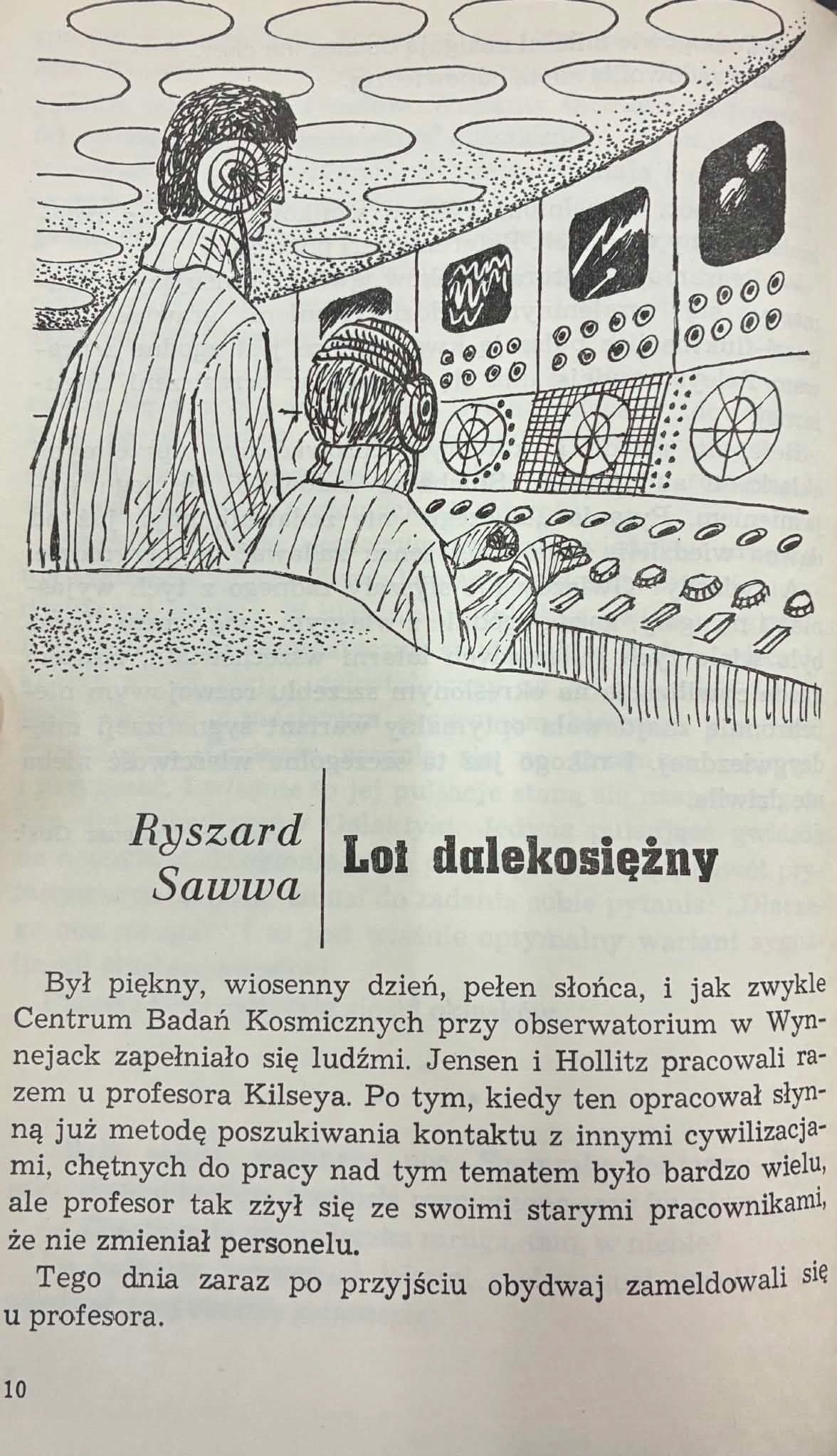 Kroki w nieznane. Almanach fantastyczno-naukowy x5 [opr. graf. Bocianowski]