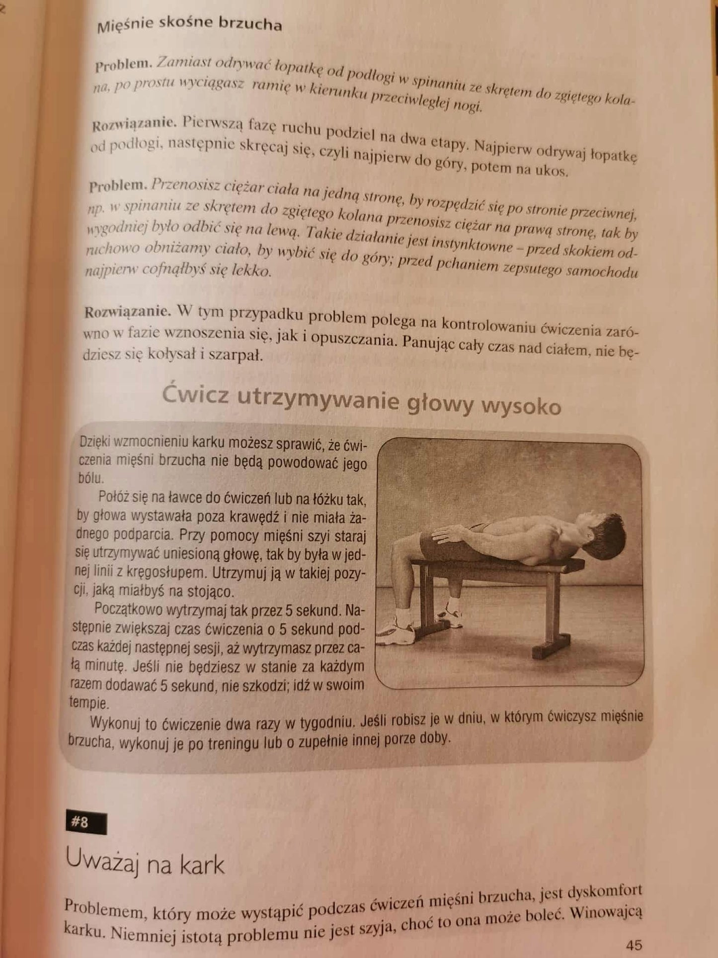 INTENSYWNY program 6-tygodniowy: ABS brzucha, Klatka piersiowa i barki
