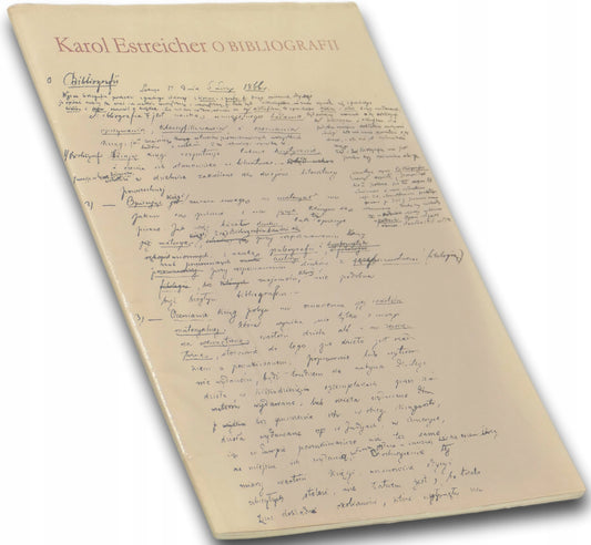 O bibliografii. Trzy lekcje wygłoszone w 1866 r. - Karol Estreicher