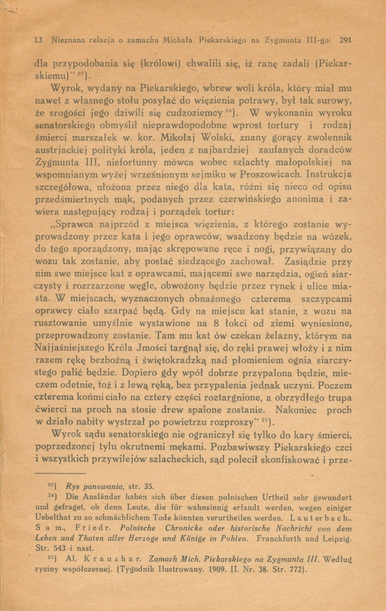 Bańkowski Nieznana relacja o zamachu Michała Piekarskiego[dedykacja autora]