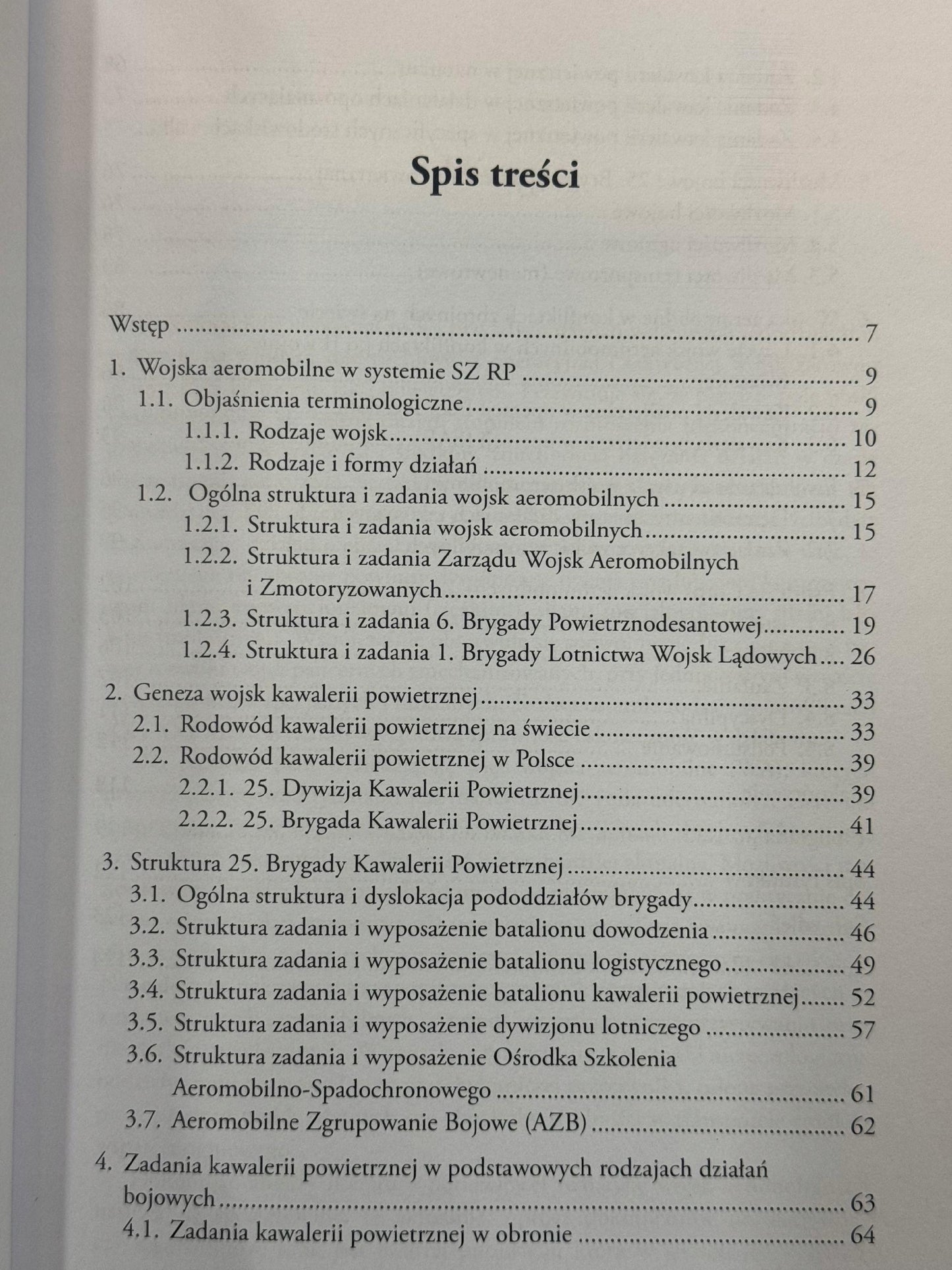 Rola i miejsce kawalerii powietrznej Frącik, Plaskota, Skrzek