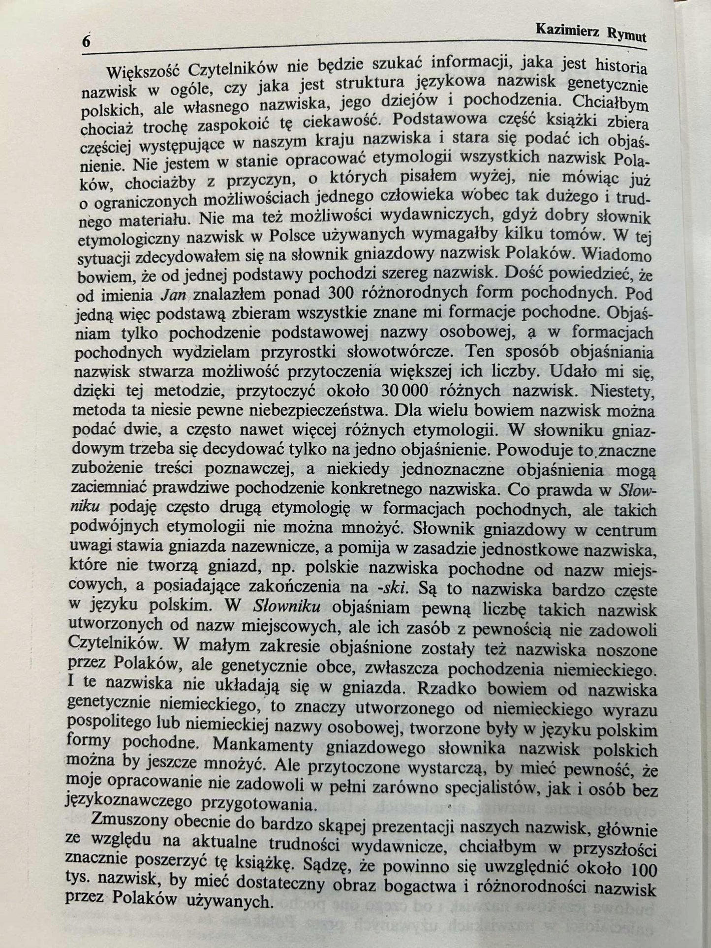 Nazwiska Polaków - Kazimierz Rymut